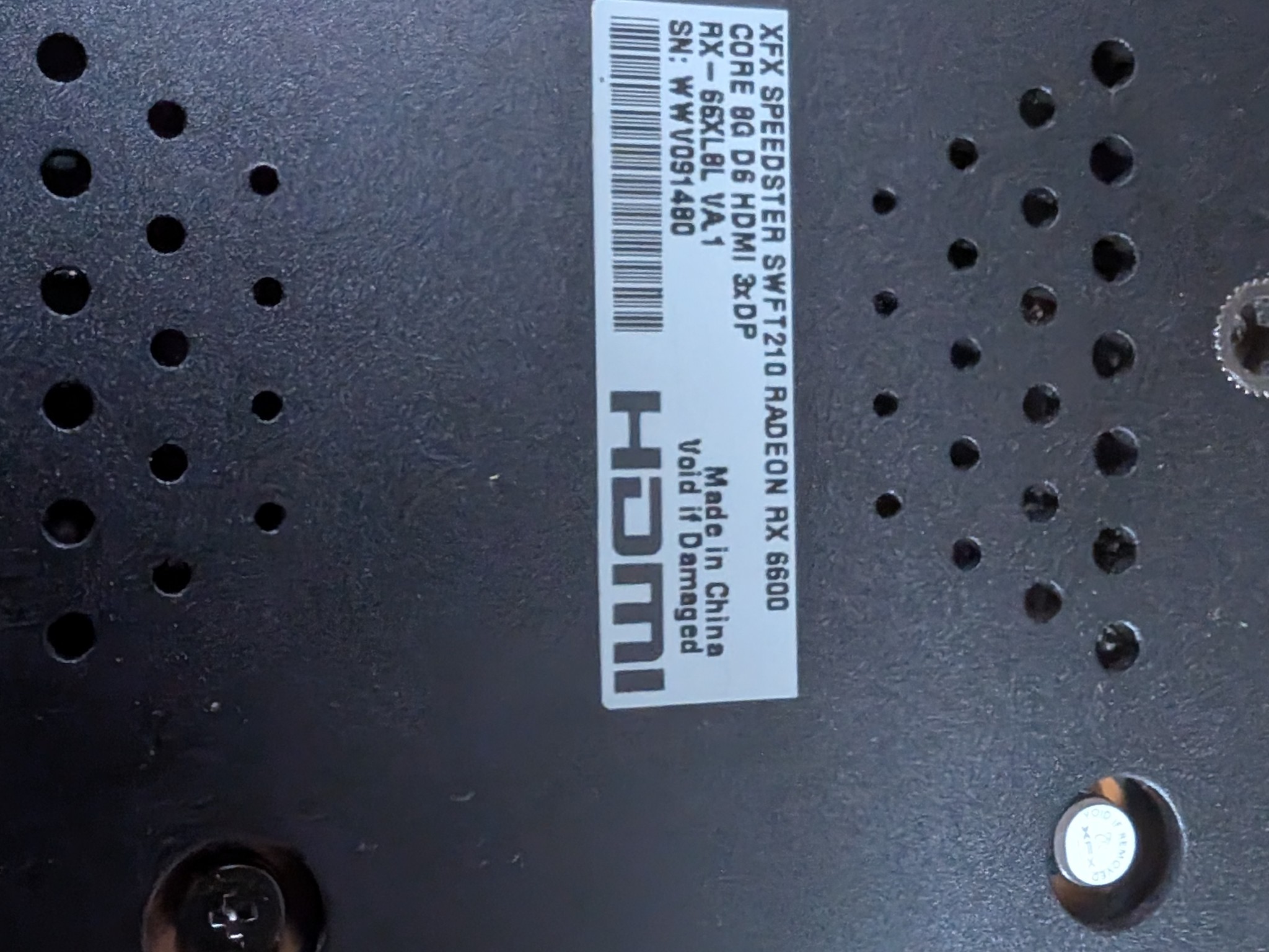 XFX Speedster SWFT 210 Radeon RX 6600