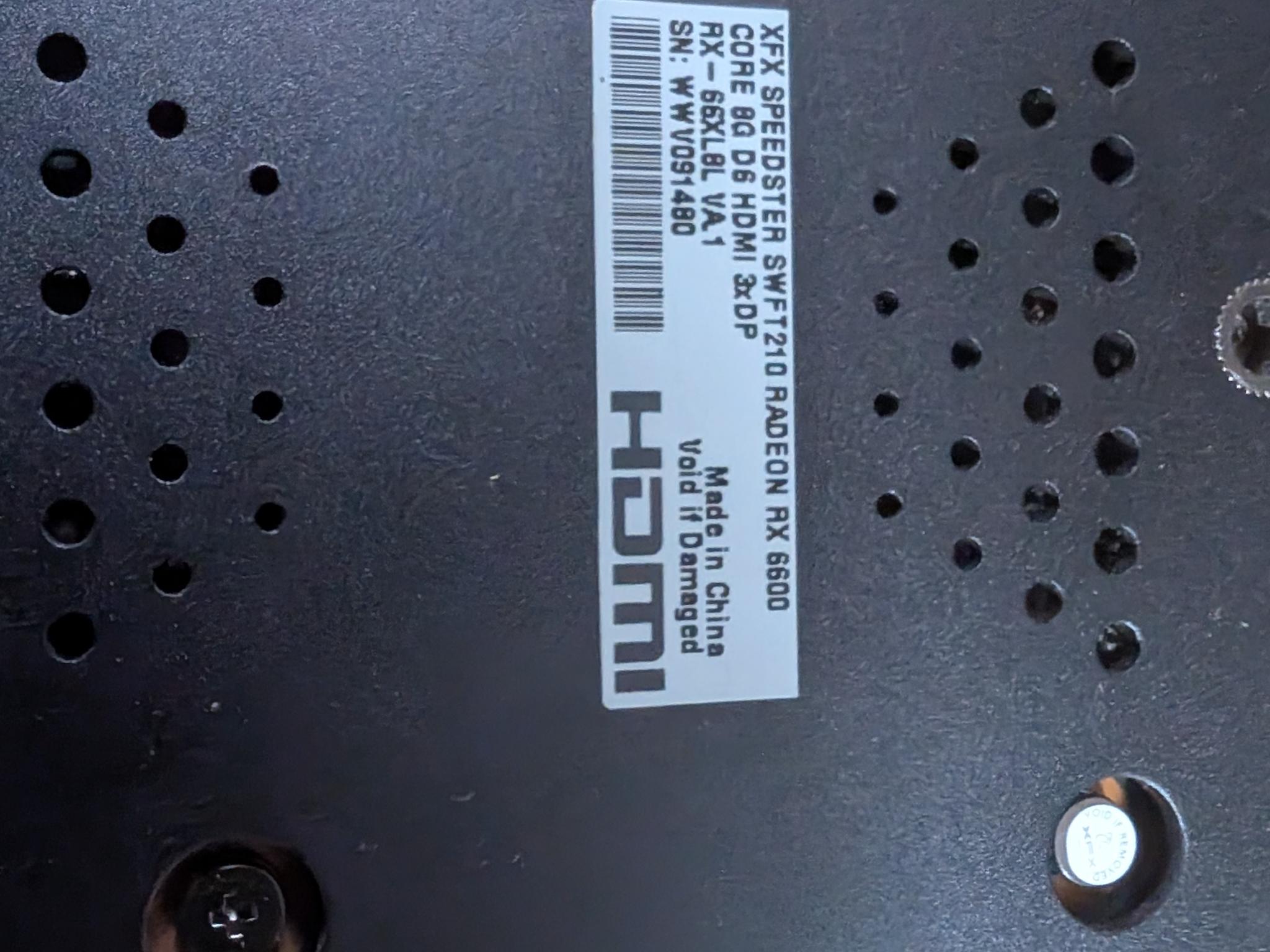 XFX Speedster SWFT 210 Radeon RX 6600