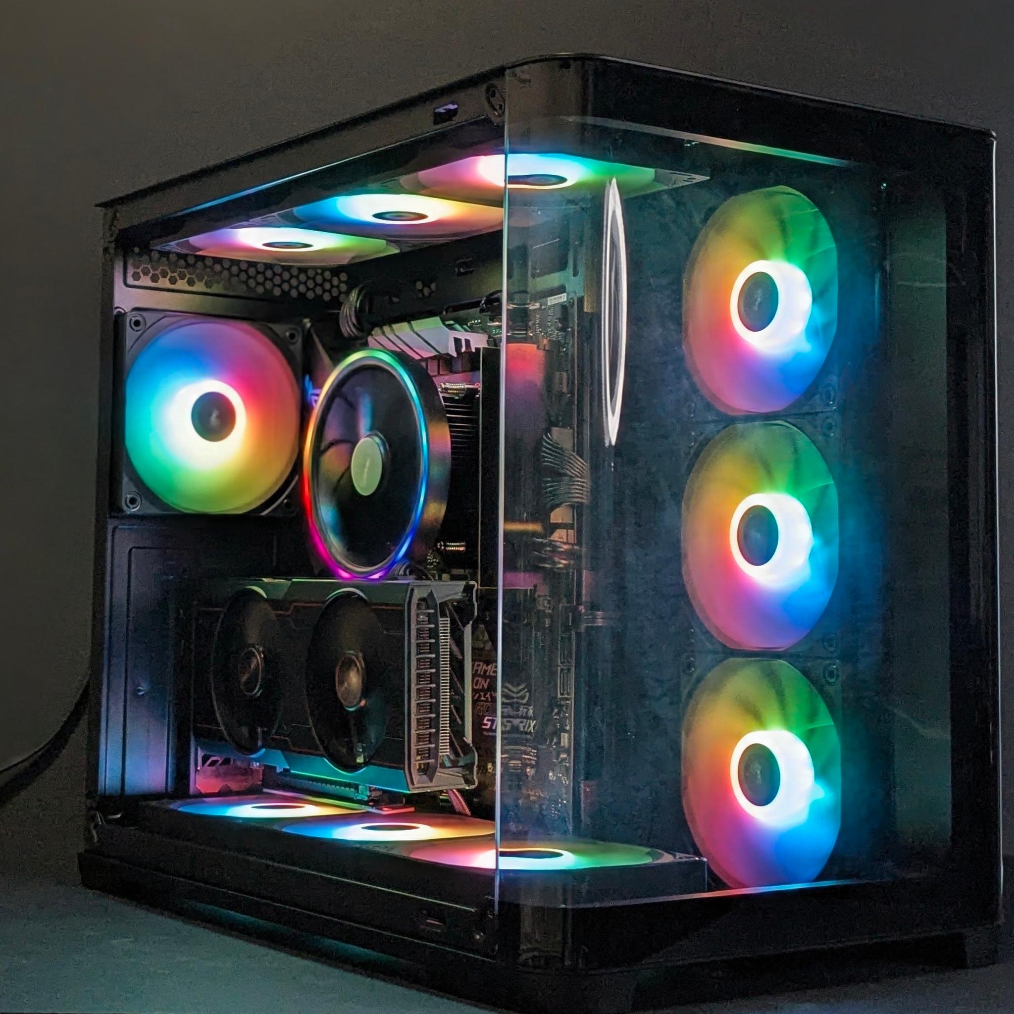 ⚫️ BLACKOUT 1080p Ultra Gaming PC (RX 6600 XT | Ryzen 5 5500 | 16GB RAM)