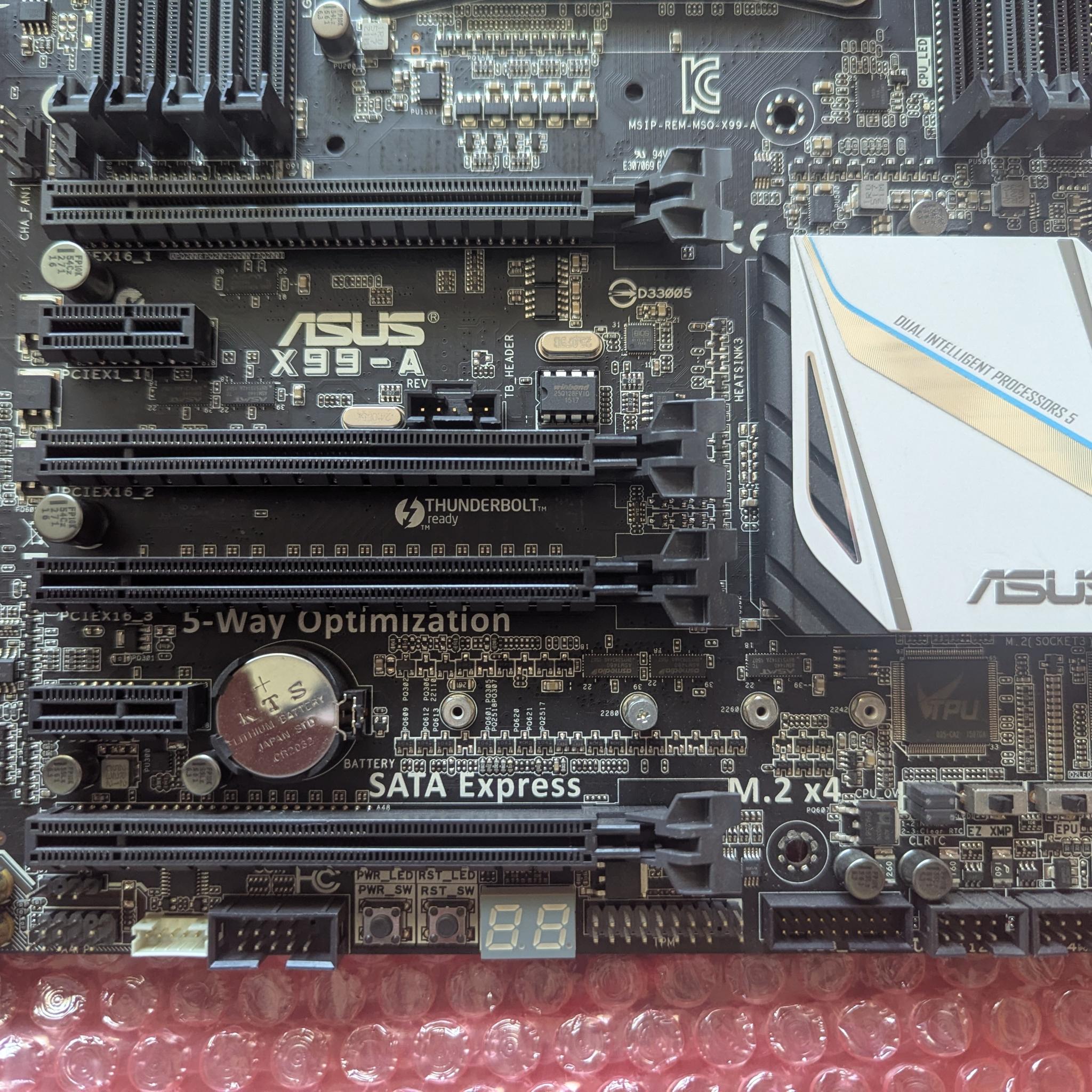 Used ASUS X99-A ATX DDR4 3000 LGA Motherboard