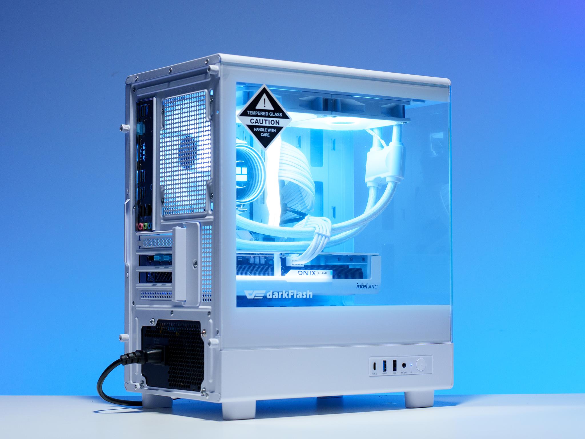 Pure White Gaming PC | Ryzen 5 7600x | Intel B580 | 32GB DDR5 RAM | 1TB m.2