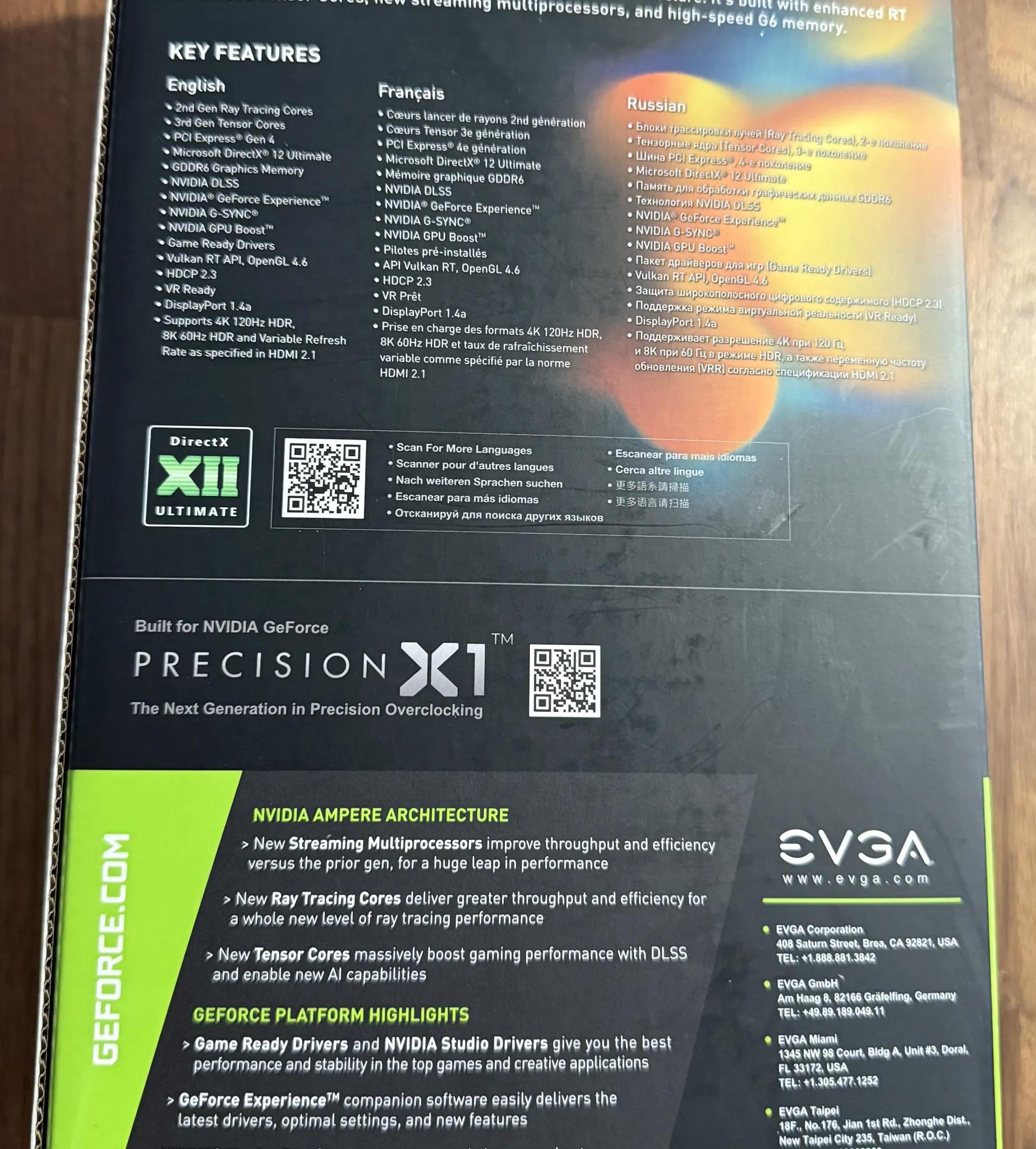 EVGA RTX 3060 XC GAMING 12GB GDDR6 Graphics Card (12G-P5-3657-KR)