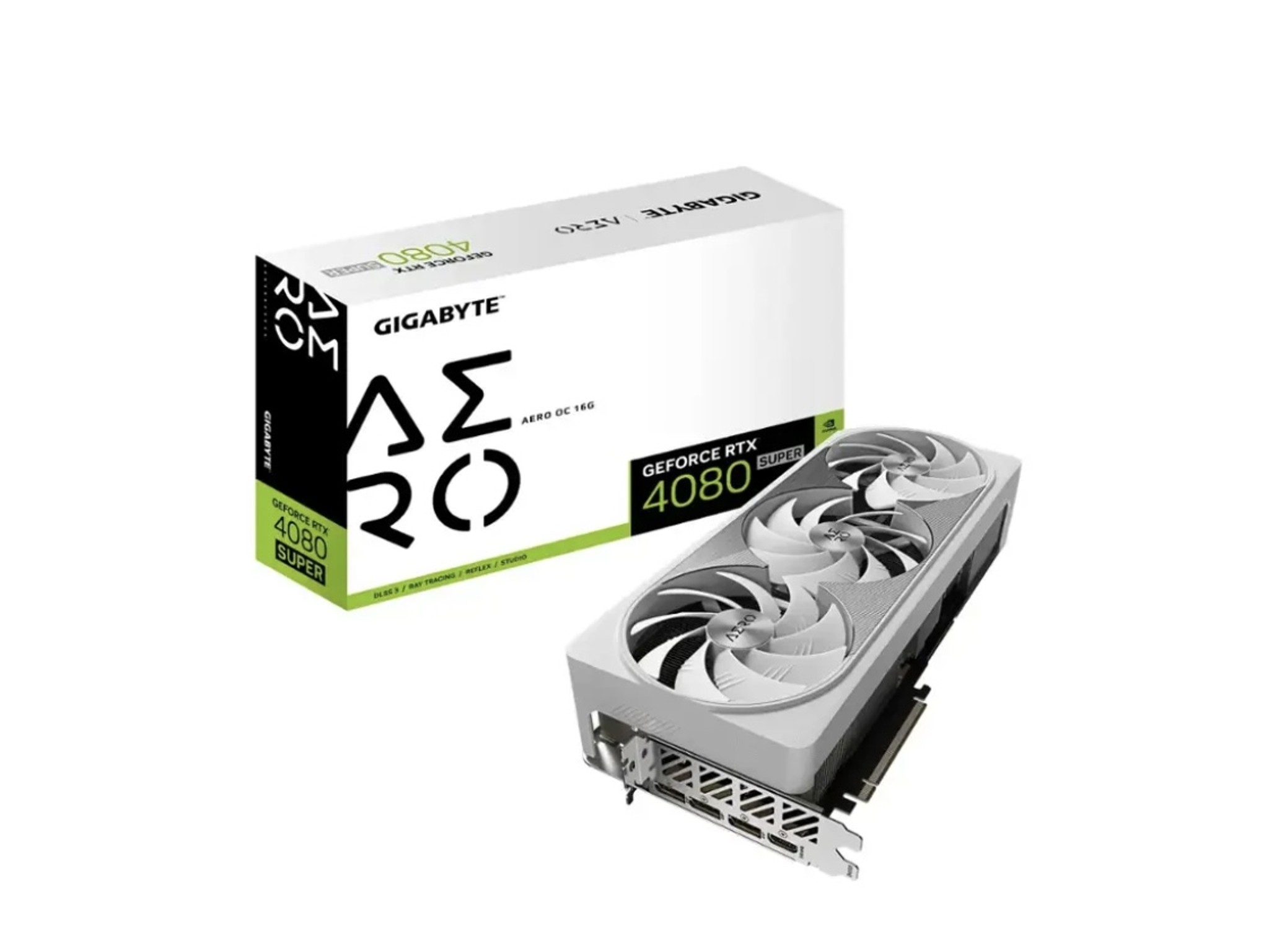 GIGABYTE - NVIDIA GeForce RTX 4080 SUPER Aero OC 16GB GDDR6X PCI Express 4.0 Graphics Card - White