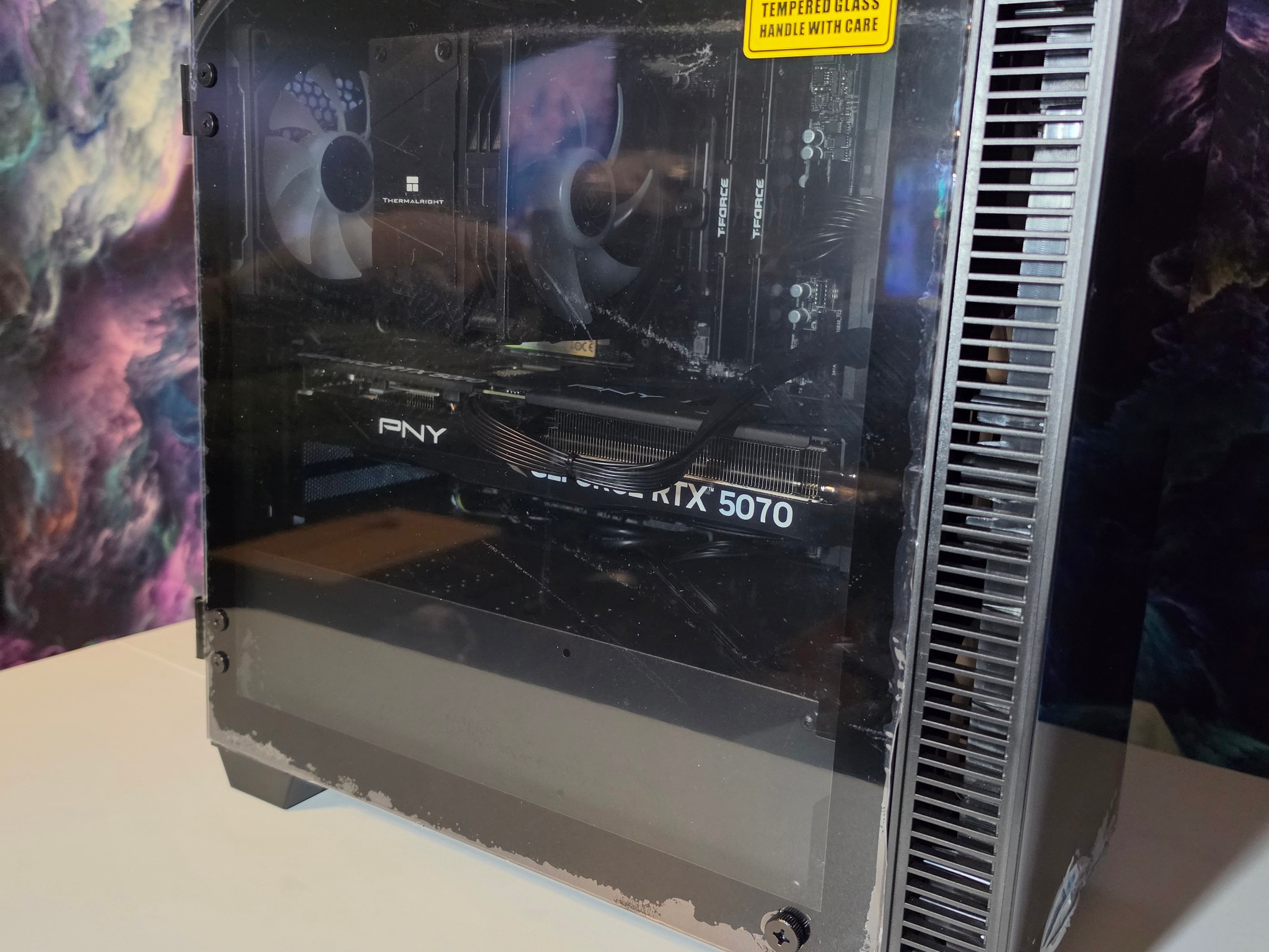 PNY RTX 5070 12gb + Ryzen 9600x PC Build #97