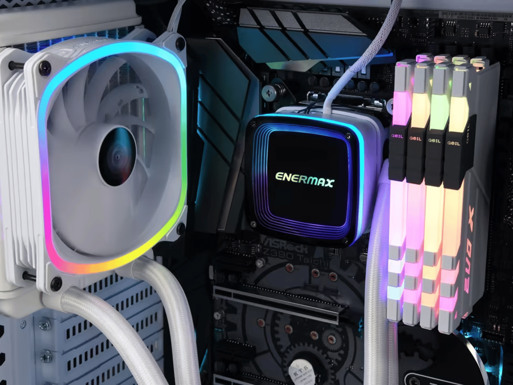 Enermax AQUAFUSION 120mm ARGB AIO CPU Cooler - AM5 & LGA 1700 Kit Included