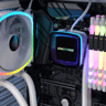 Enermax AQUAFUSION 120mm ARGB AIO CPU Cooler - AM5 & LGA 1700 Kit Included