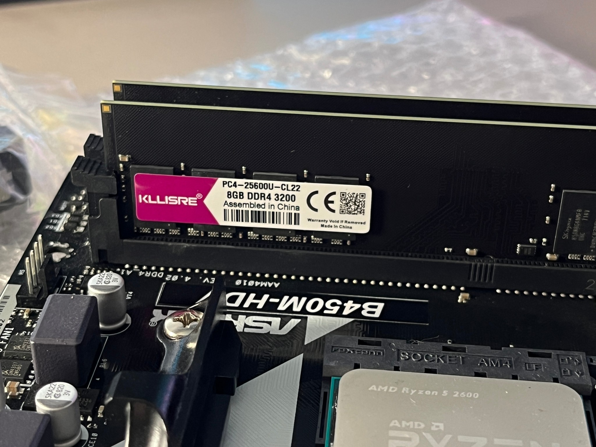 Combo! CPU RAM Motherboard & RGB Fans Ryzen 5 16GB RAM