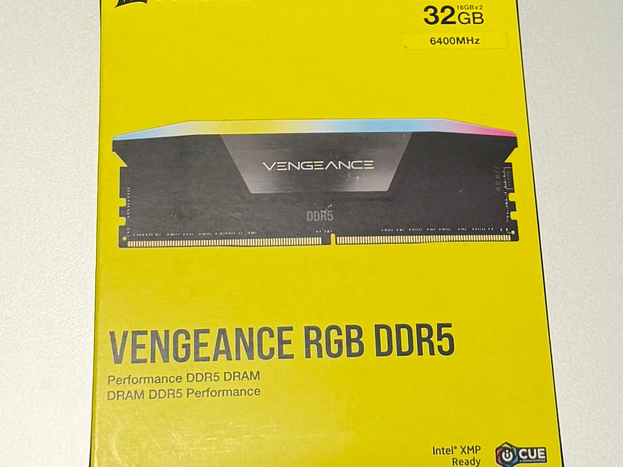 🔥 Corsair Vengeance RGB DDR5 32GB (2x16 GB) 6400 MHz