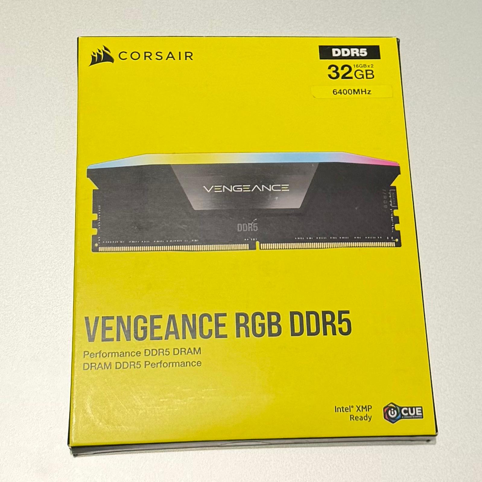🔥 Corsair Vengeance RGB DDR5 32GB (2x16 GB) 6400 MHz