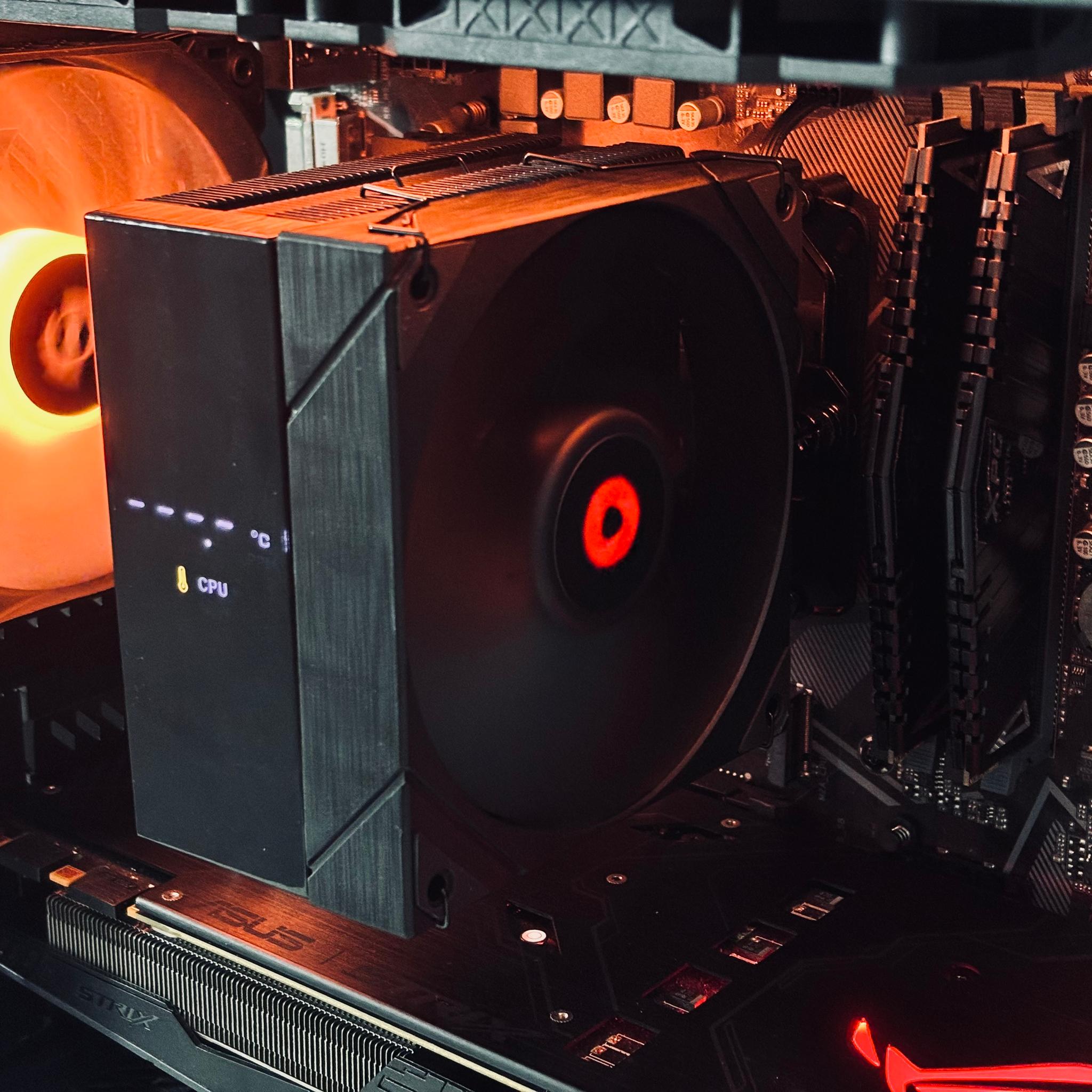 🧡🖤 Black Gaming PC - GTX 1070 / Ryzen 5 3600 / 16GB RAM  🖤🧡