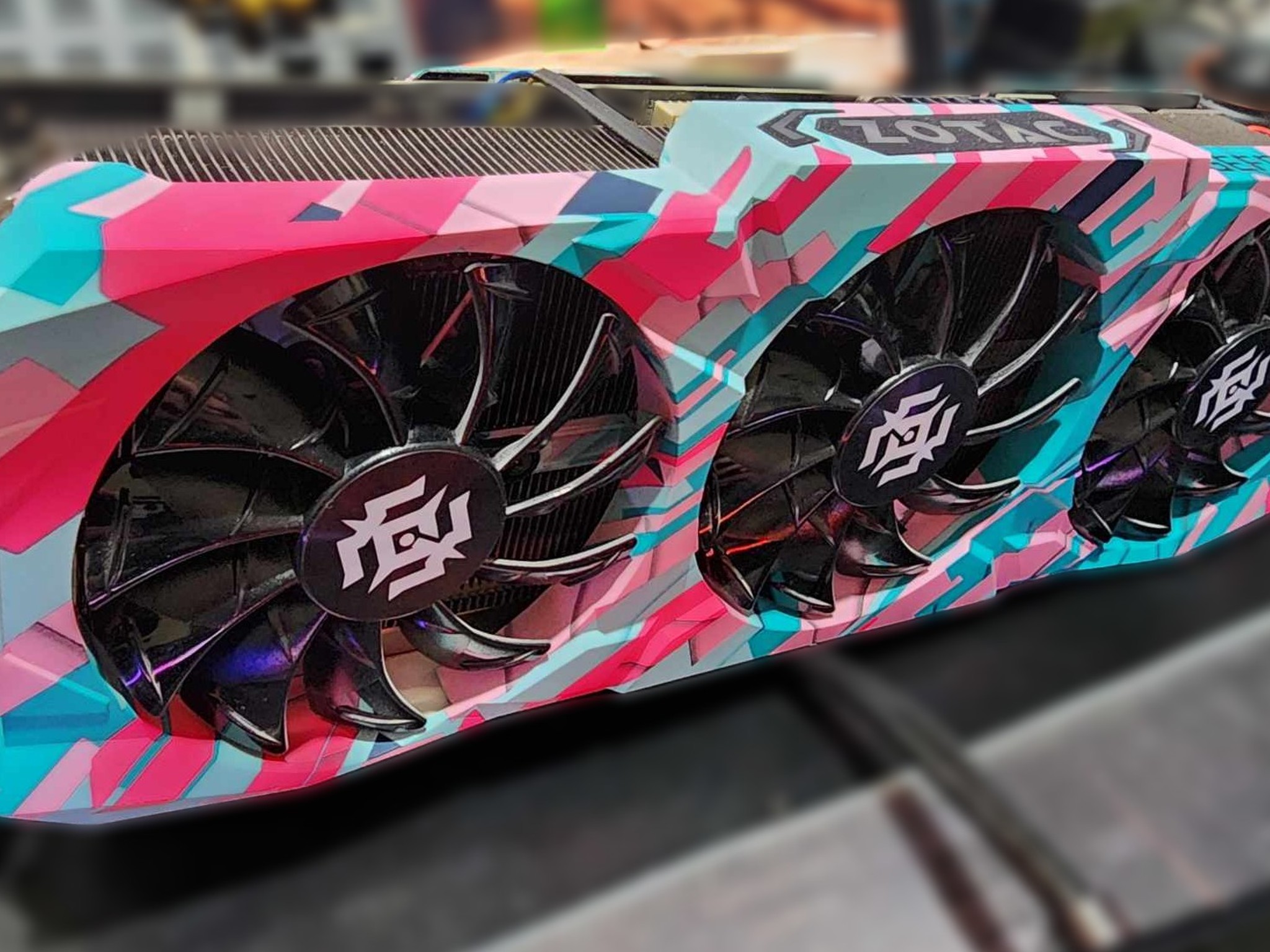 ZOTAC GAMING GeForce RTX 3080 Trinity OC 10Gb GDDR6 Rainbow Limited Edition GPU