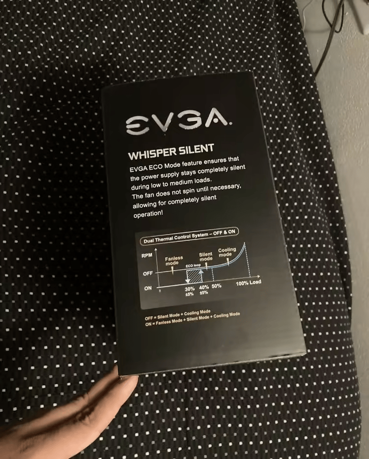 EVGA 650 GQ semi modular 80+ gold 650w power supply BNOB