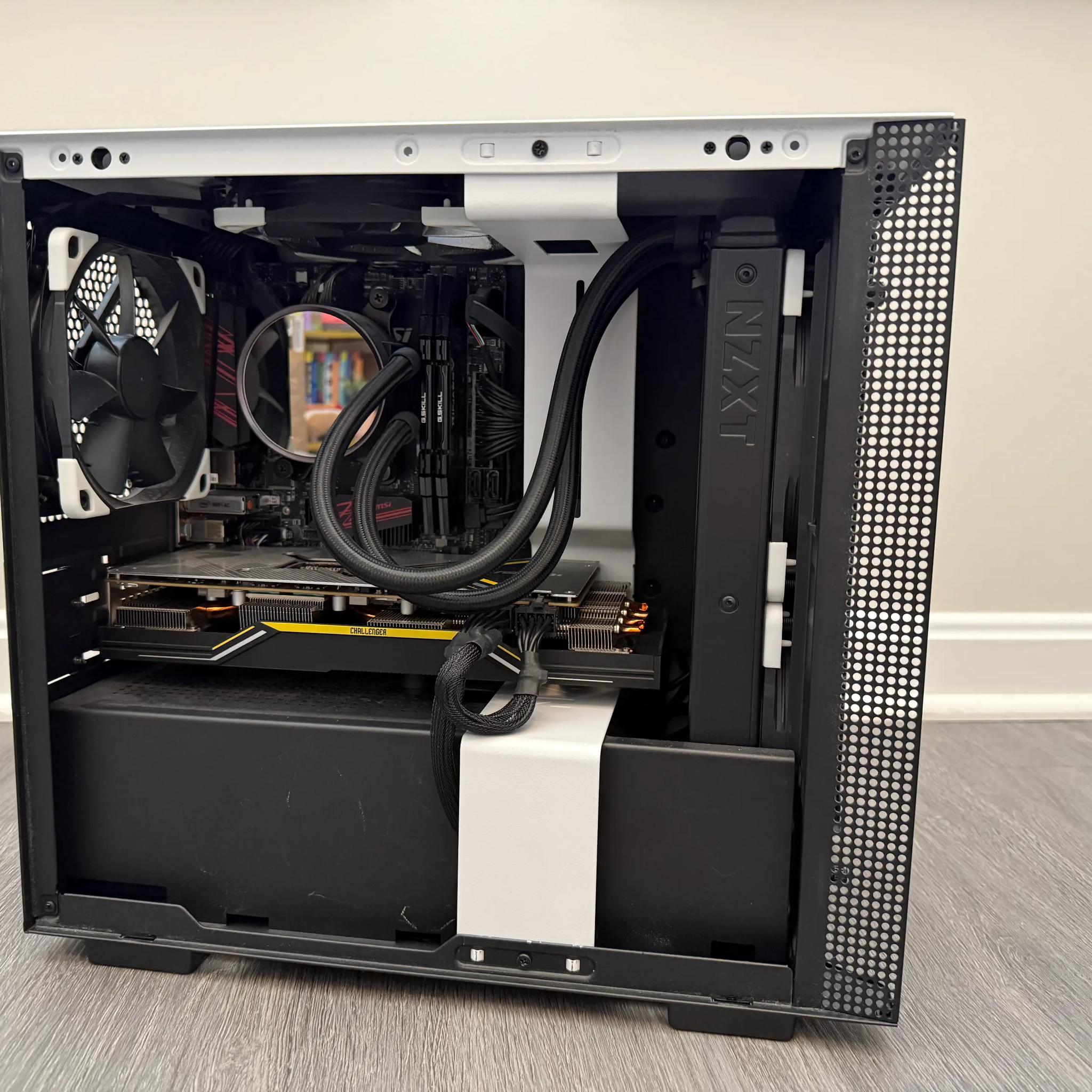 Mini Black & White Gaming PC - AMD Ryzen 5 3600X, AMD RX 5700XT, 32 GB RAM, Windows 11 Home