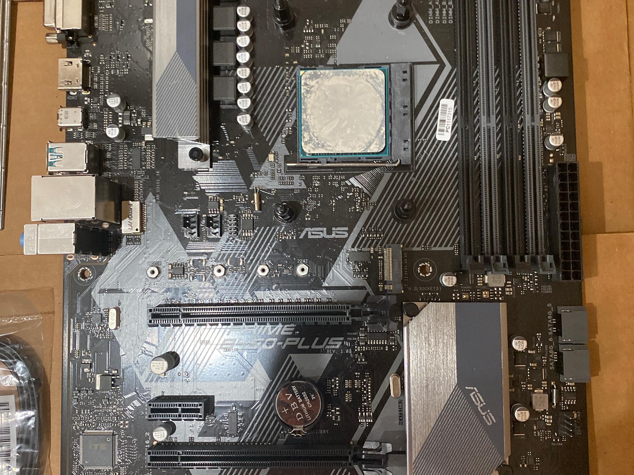 Asus prime B450 motherboard am4