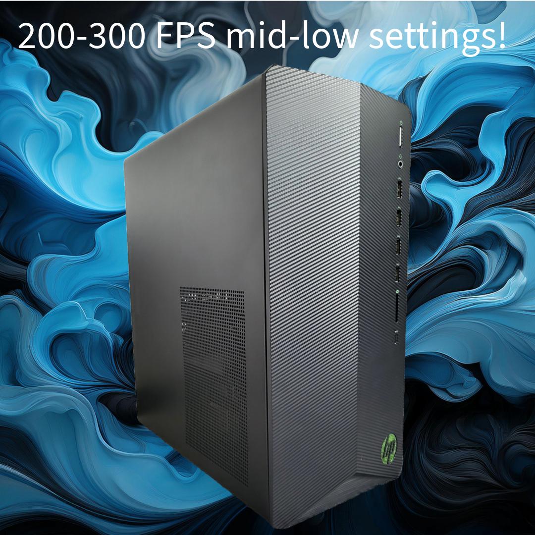 HP Pavilion Gaming Desktop TG01-2022, 2022 Nvidia GTX 1050 Super, AMD Ryzen 5 5300G, 256gb SSD!