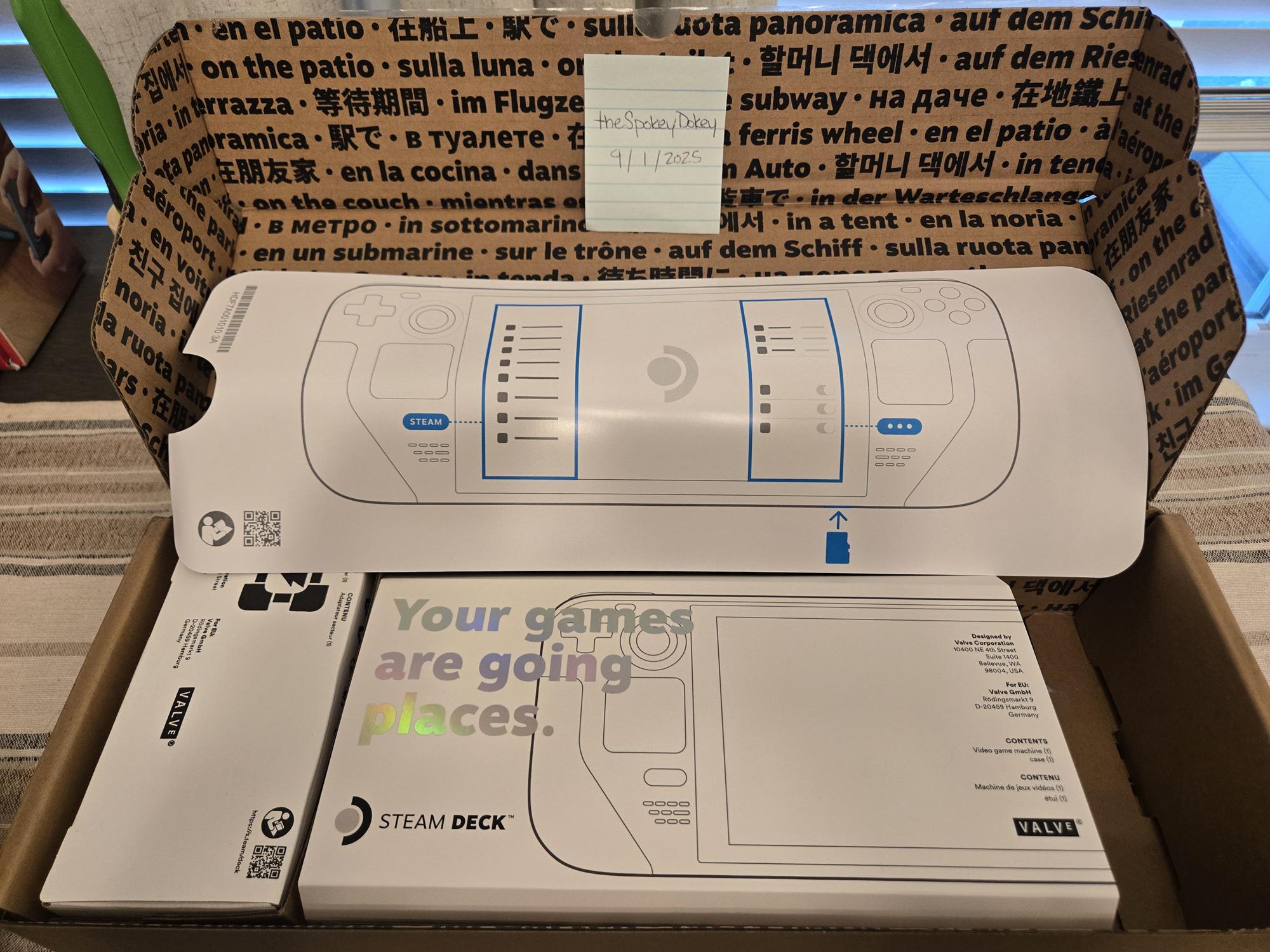 Steam Deck LCD (512GB SSD + 512GB microSD card) w/ Steam Deck Dock and More!