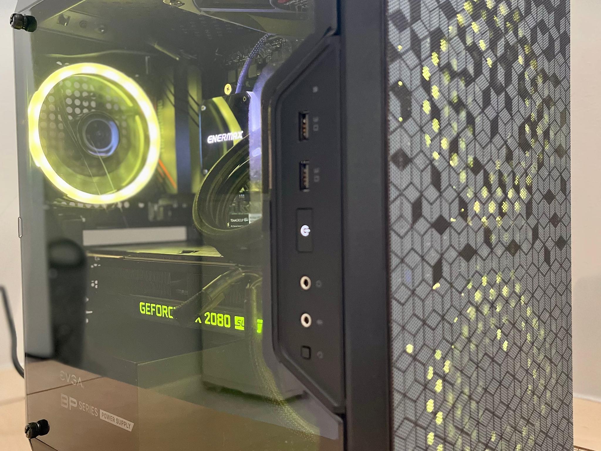 Micro ATX custom built gaming PC 3900X AMD w 2080 Super GPU 