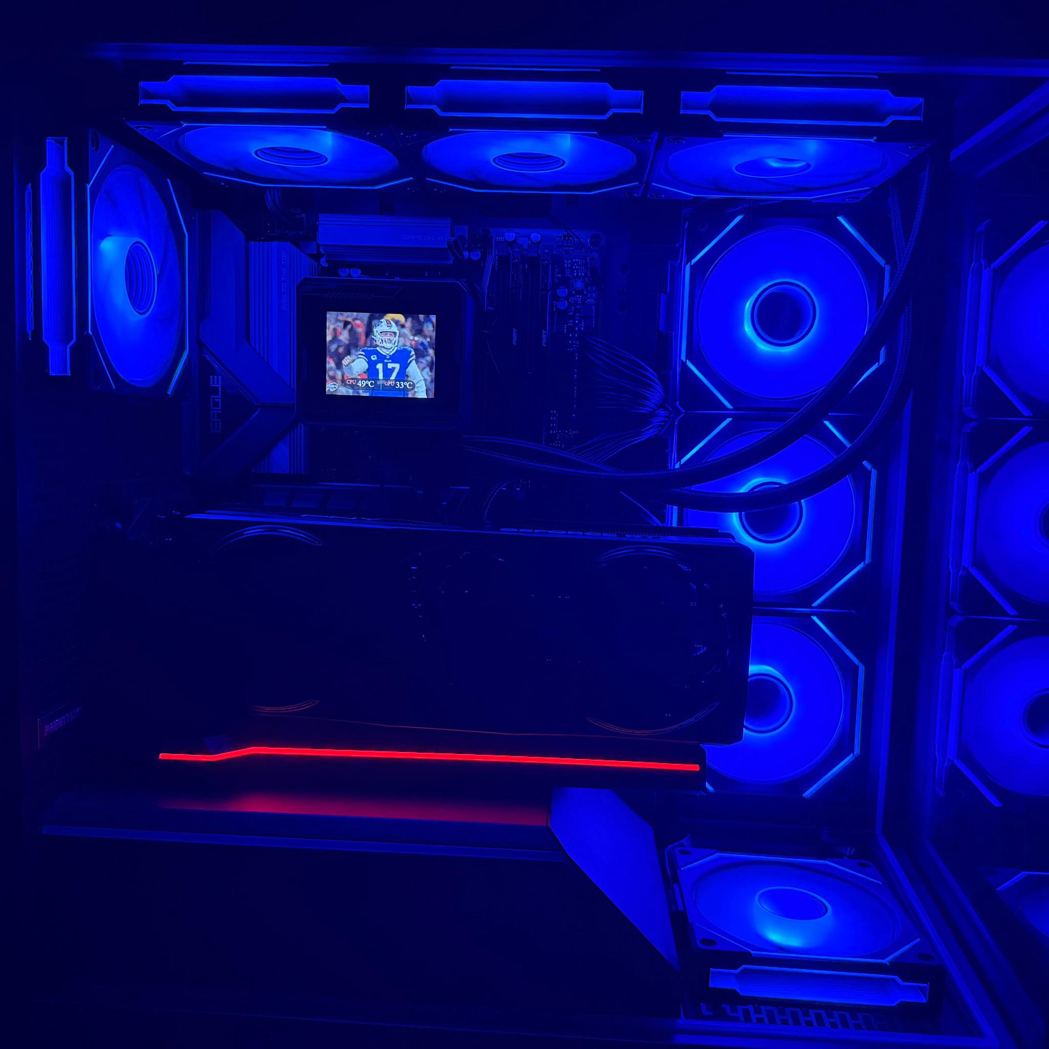 Custom Gaming PC Build | NVIDIA RTX 5070 ti | 32GBs Ram DDR5 | 2tb M.2 NVMe | AIO Cooler w display
