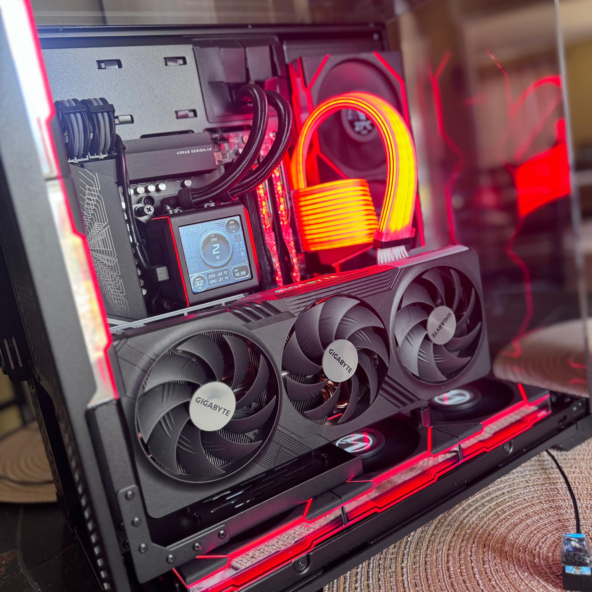 Custom built gaming pc ft. Ryzen 9 9950x3d