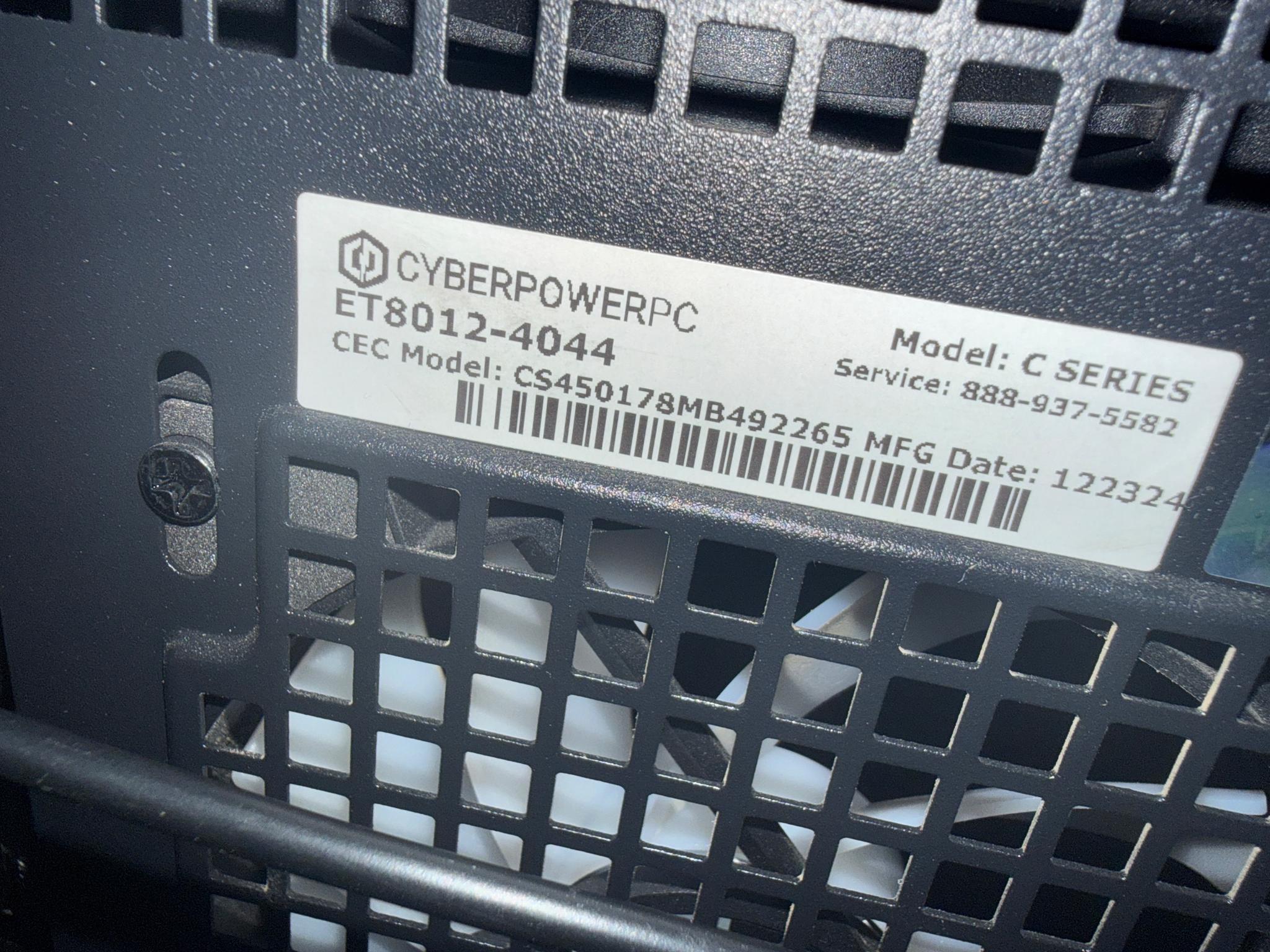 CyberPowerPC i9-14900KF | RTX 4070 Super | 32GB DDR5 | 2TB SSD