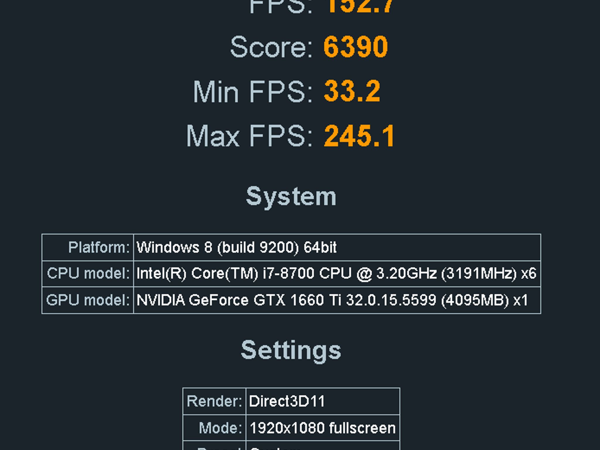 (#22) i7-8700 / GTX 1660 Ti
