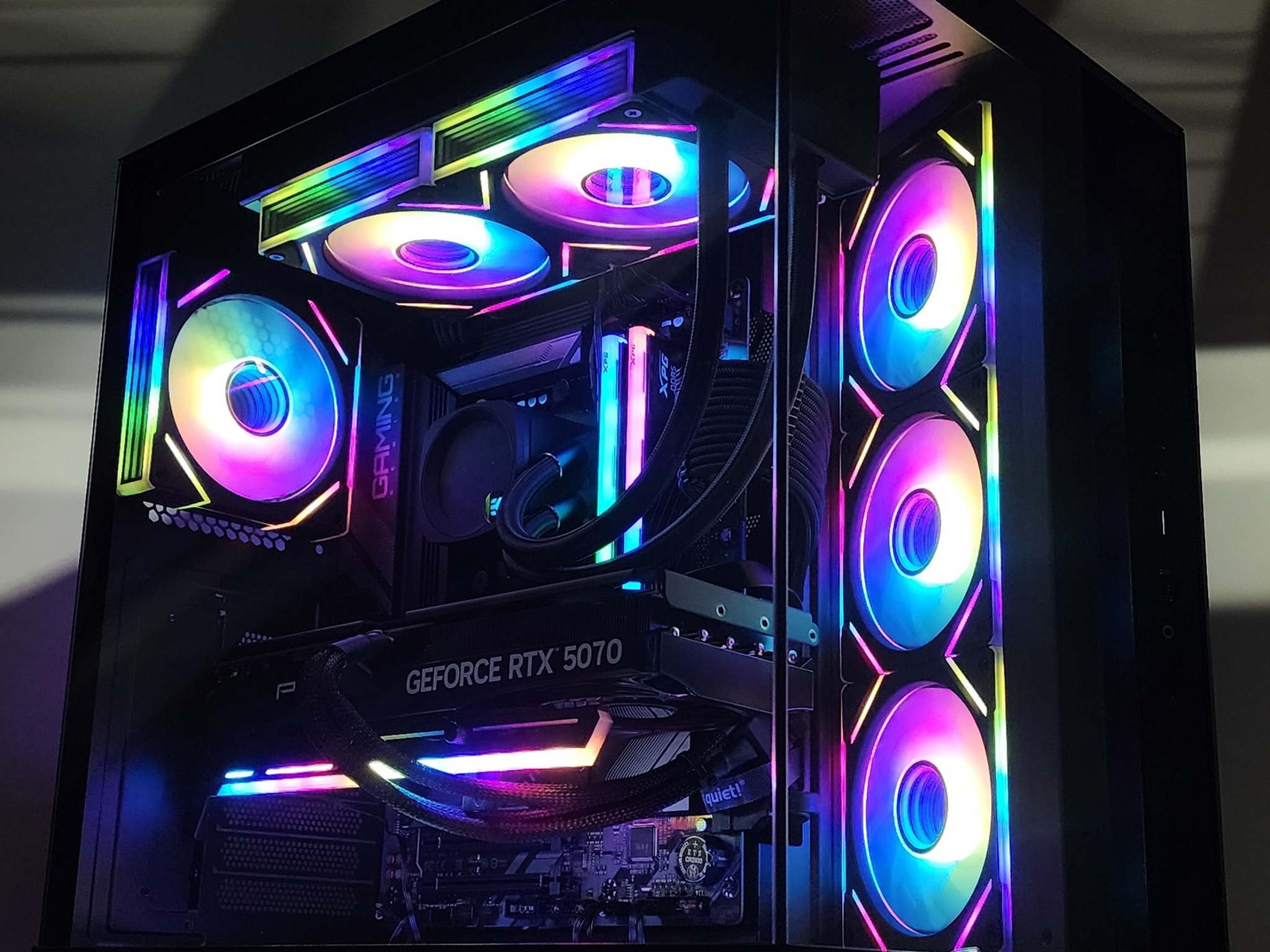 Gaming PC Ryzen 7 7700 32GB RAM 1TB SSD RTX 5070 12GB Windows 11 Computer