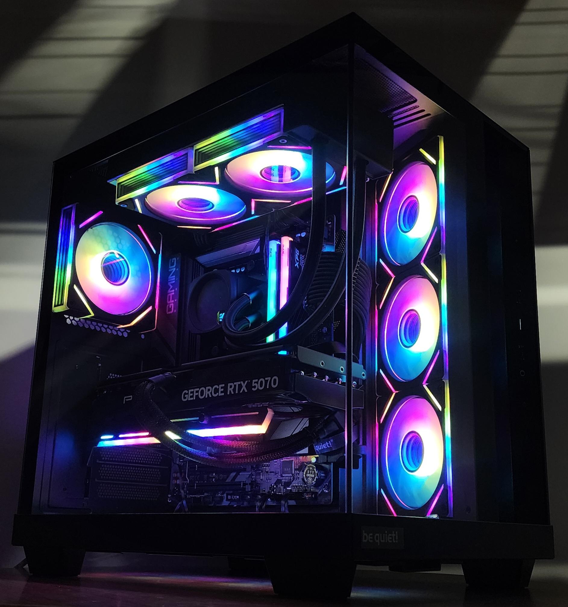 Gaming PC Ryzen 7 7700 32GB RAM 1TB SSD RTX 5070 12GB Windows 11 Computer