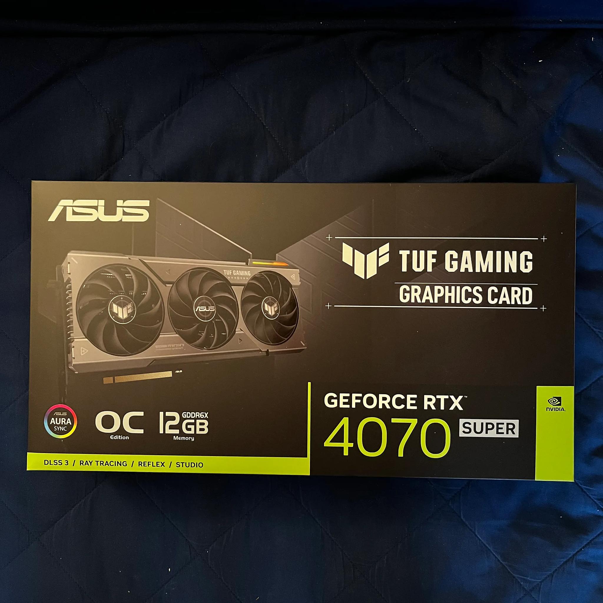 **NEW IN BOX** ASUS TUF GAMING RTX 4070 SUPER OC 12GB