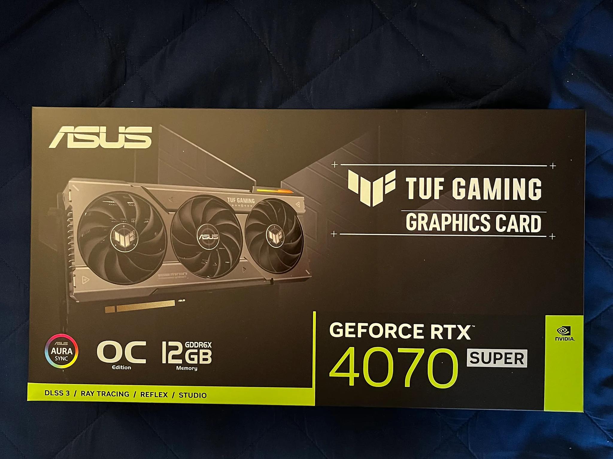 **NEW IN BOX** ASUS TUF GAMING RTX 4070 SUPER OC 12GB