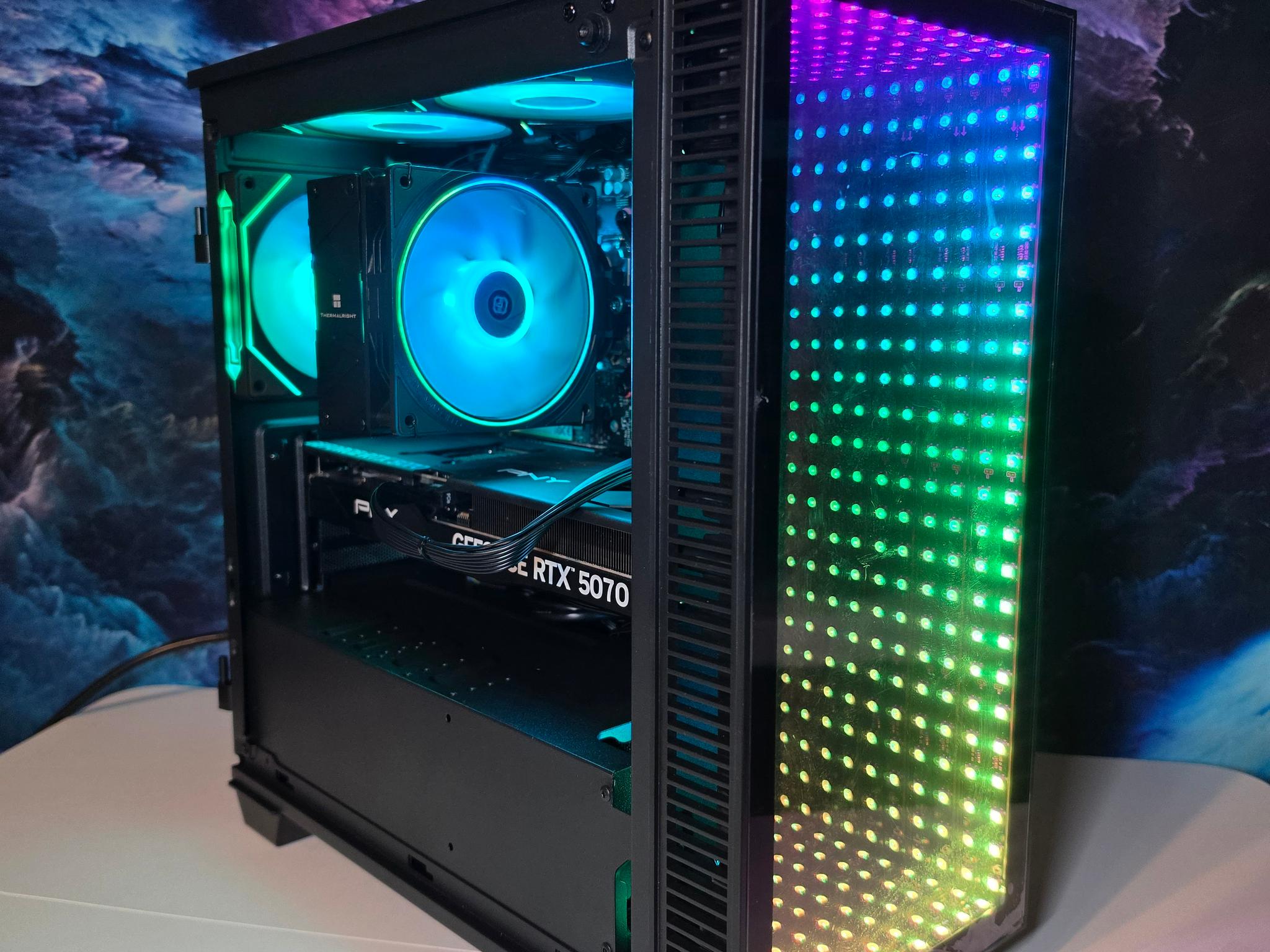 PNY RTX 5070 12gb + Ryzen 9600x PC Build #97
