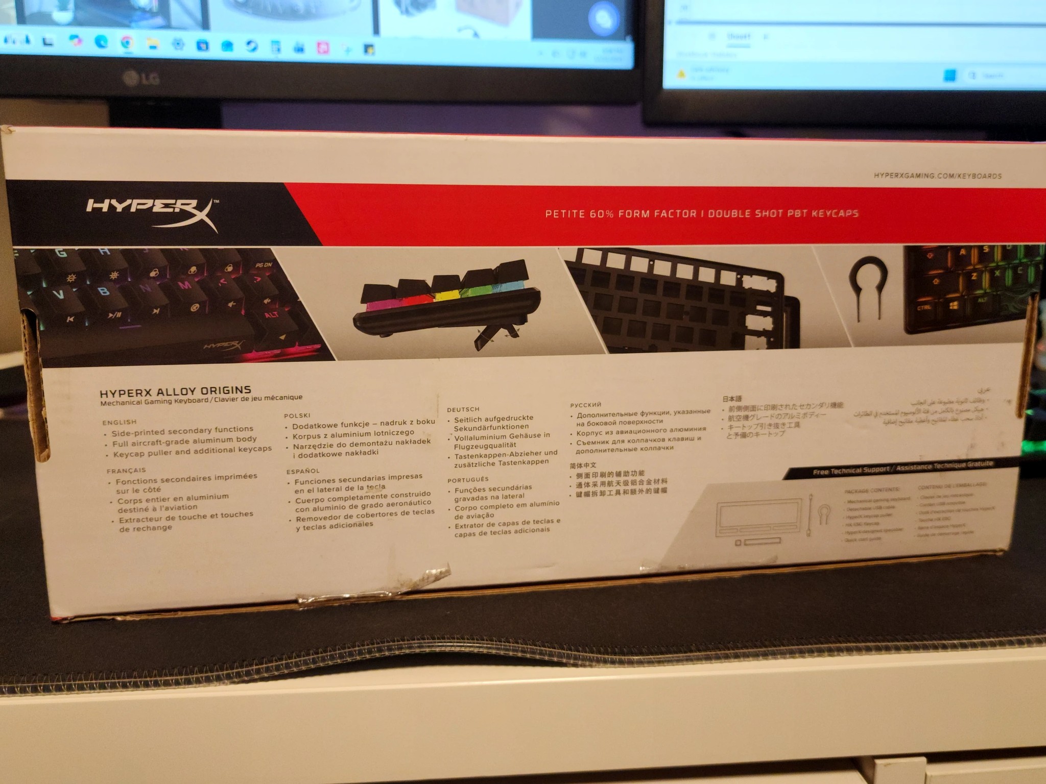 HyperX Alloy Origins 60 Mechanical Keyboard (Red Switches)