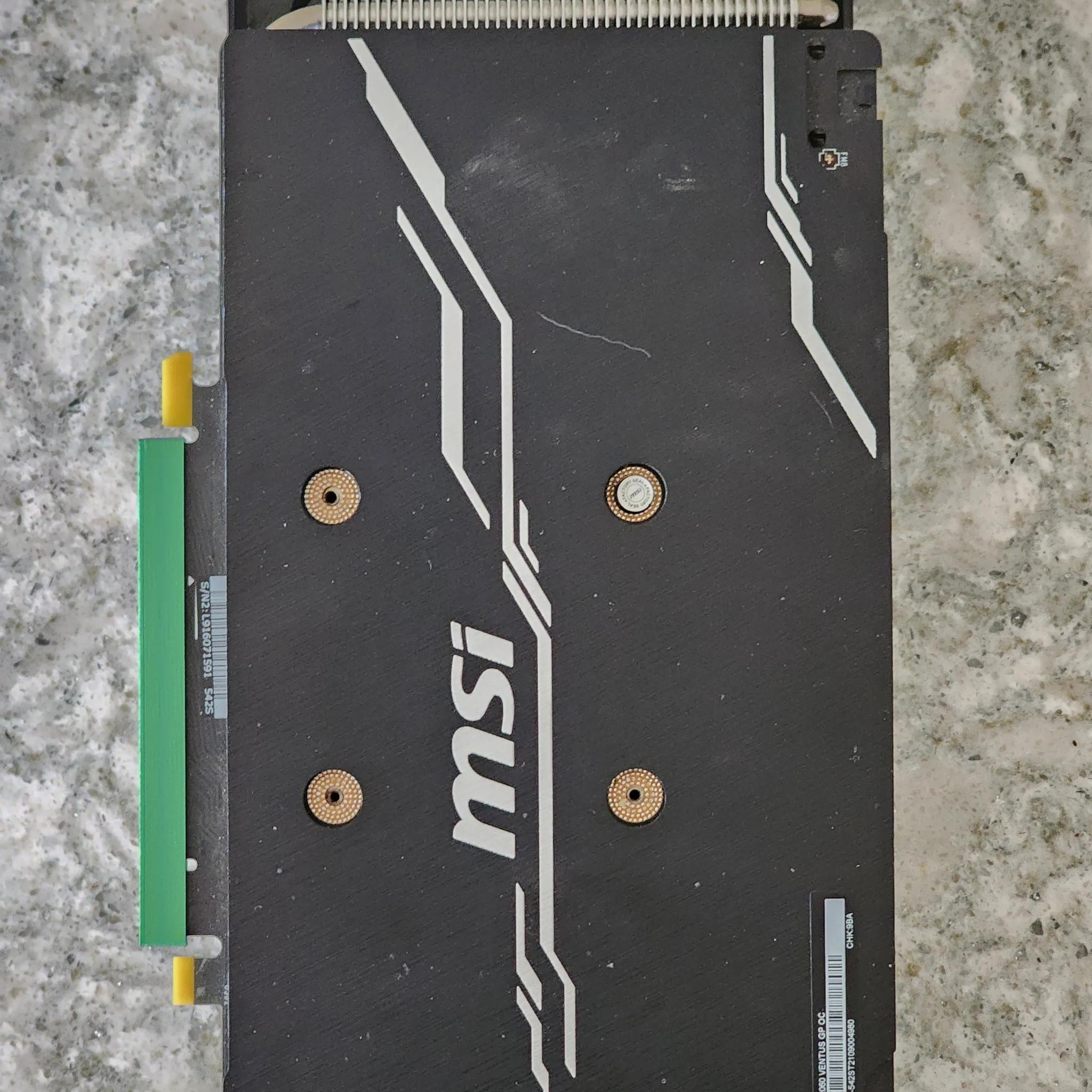 MSI RTX 2060 VENTUS GP OC 6GB GDDR6 – DLSS, Hardware Ray Tracing