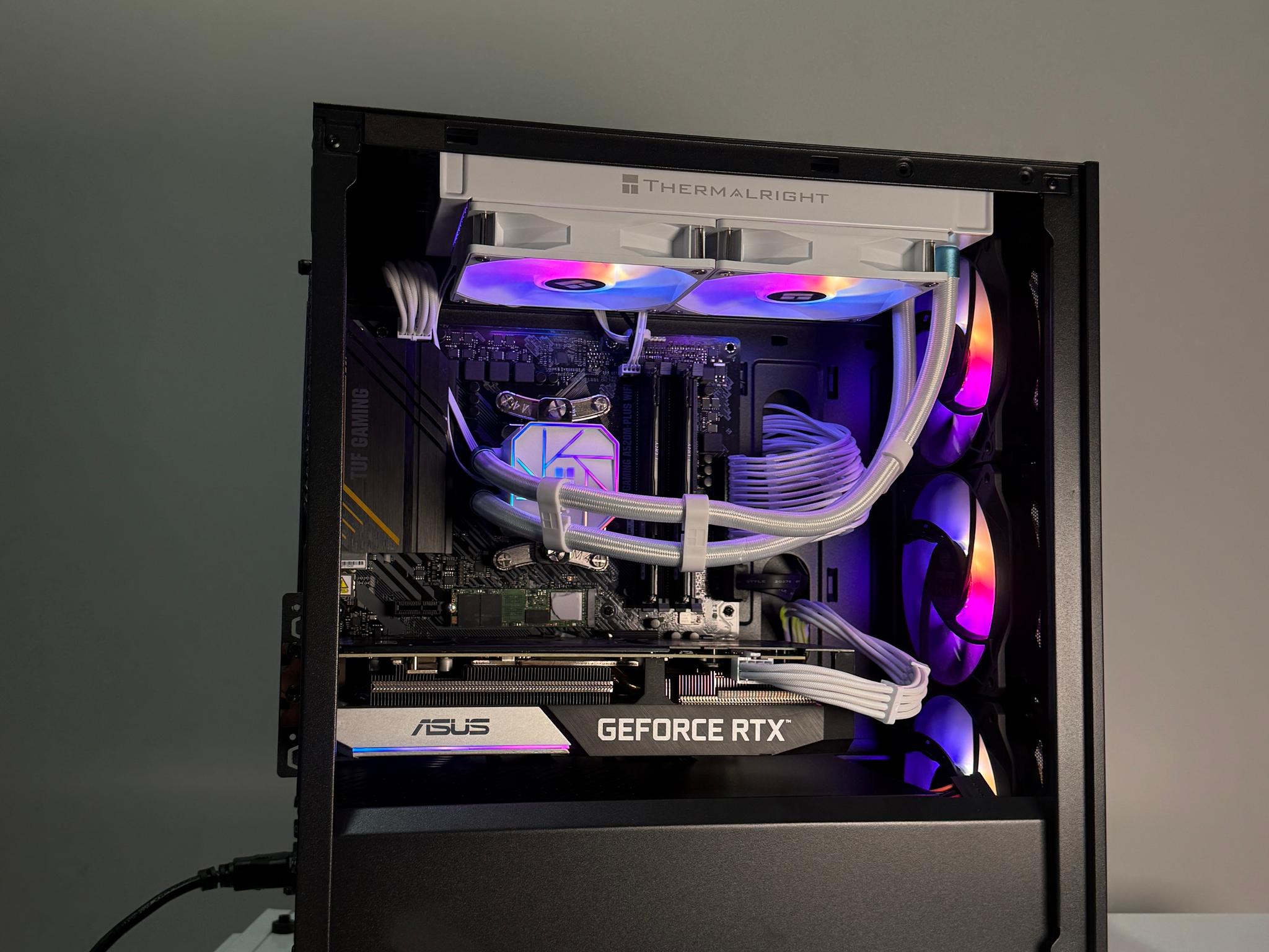 1440p High FPS White🔸RTX 3060ti🔸16gb Memory | 240mm Liquid Cooled AIO