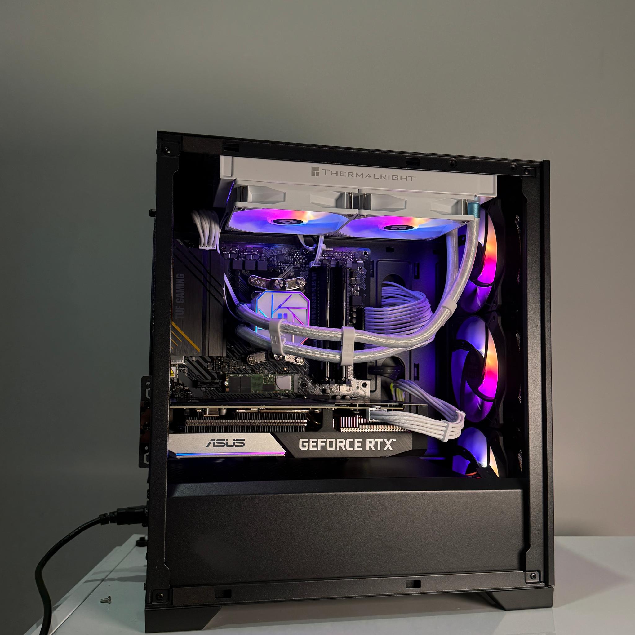 1440p High FPS White🔸RTX 3060ti🔸16gb Memory | 240mm Liquid Cooled AIO