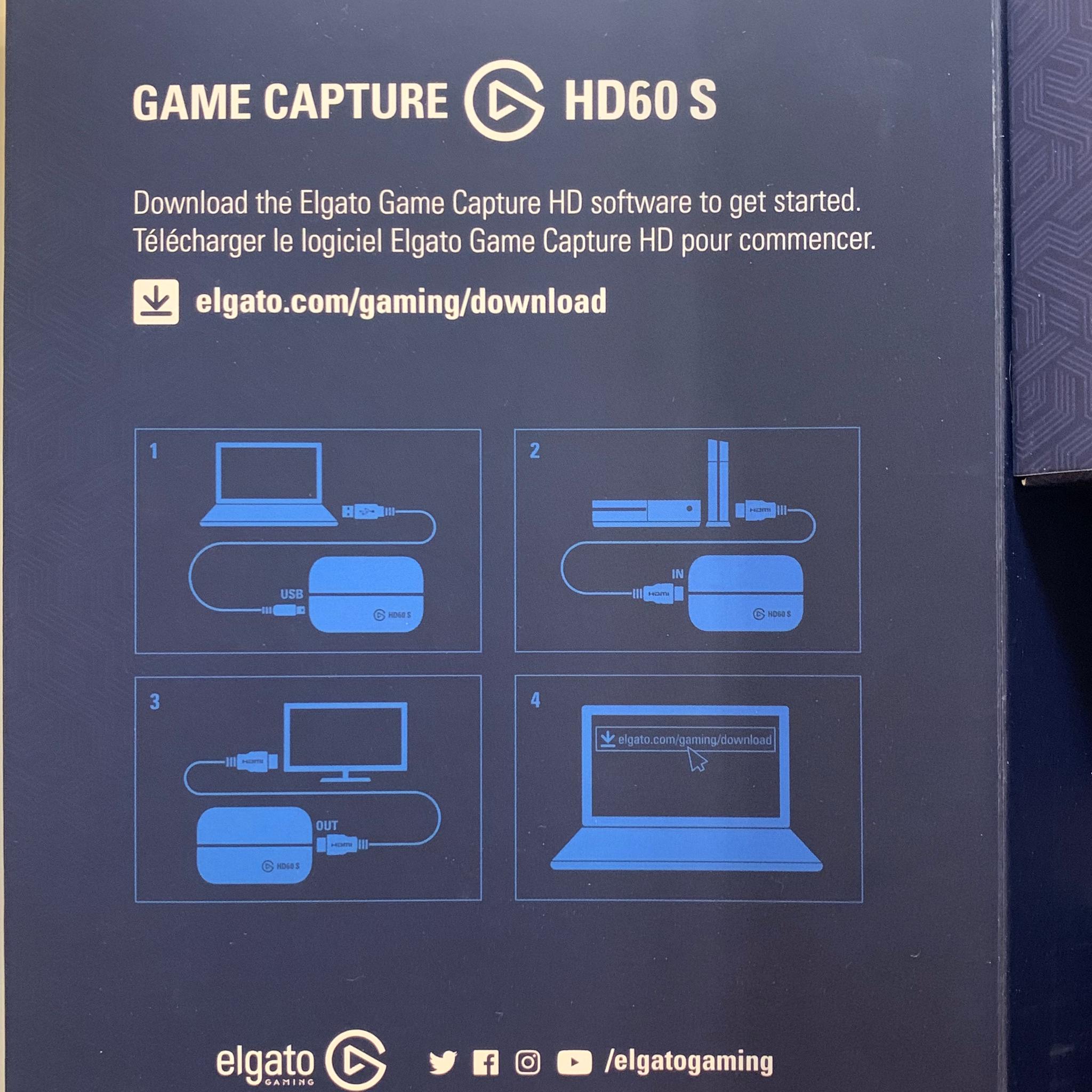 Elgato HD60s Game Capture Card | Original Box