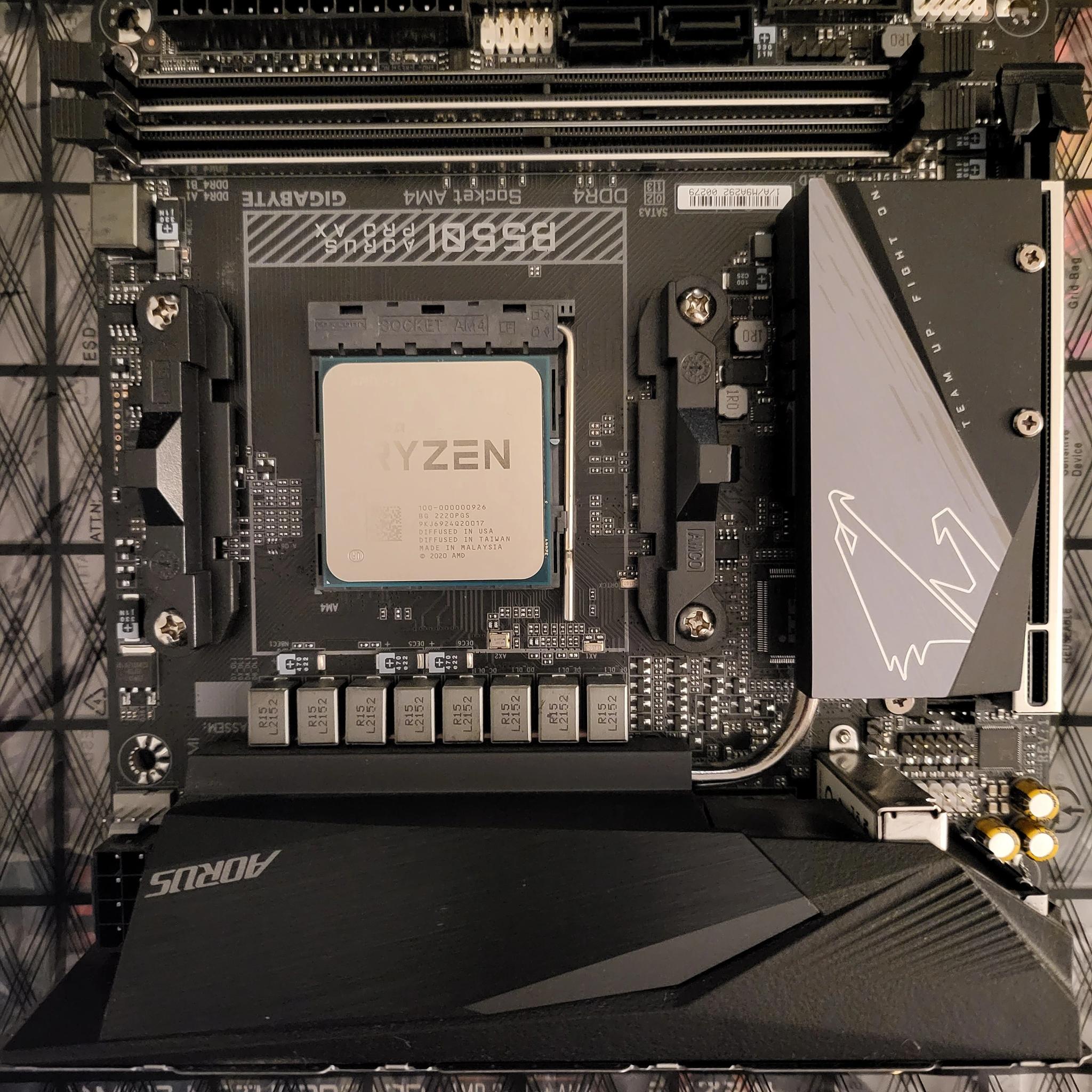 5700X + B550I + 32GB DDR4 3600