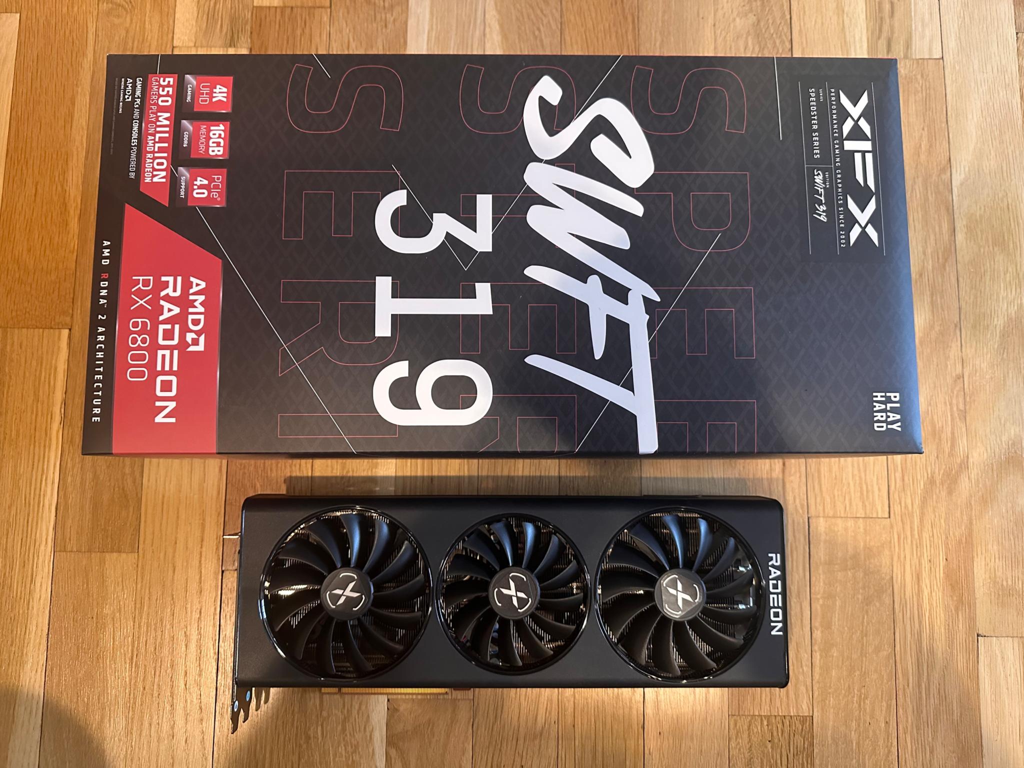 RX 6800 - XFX SWFT319 Speedster 16GB