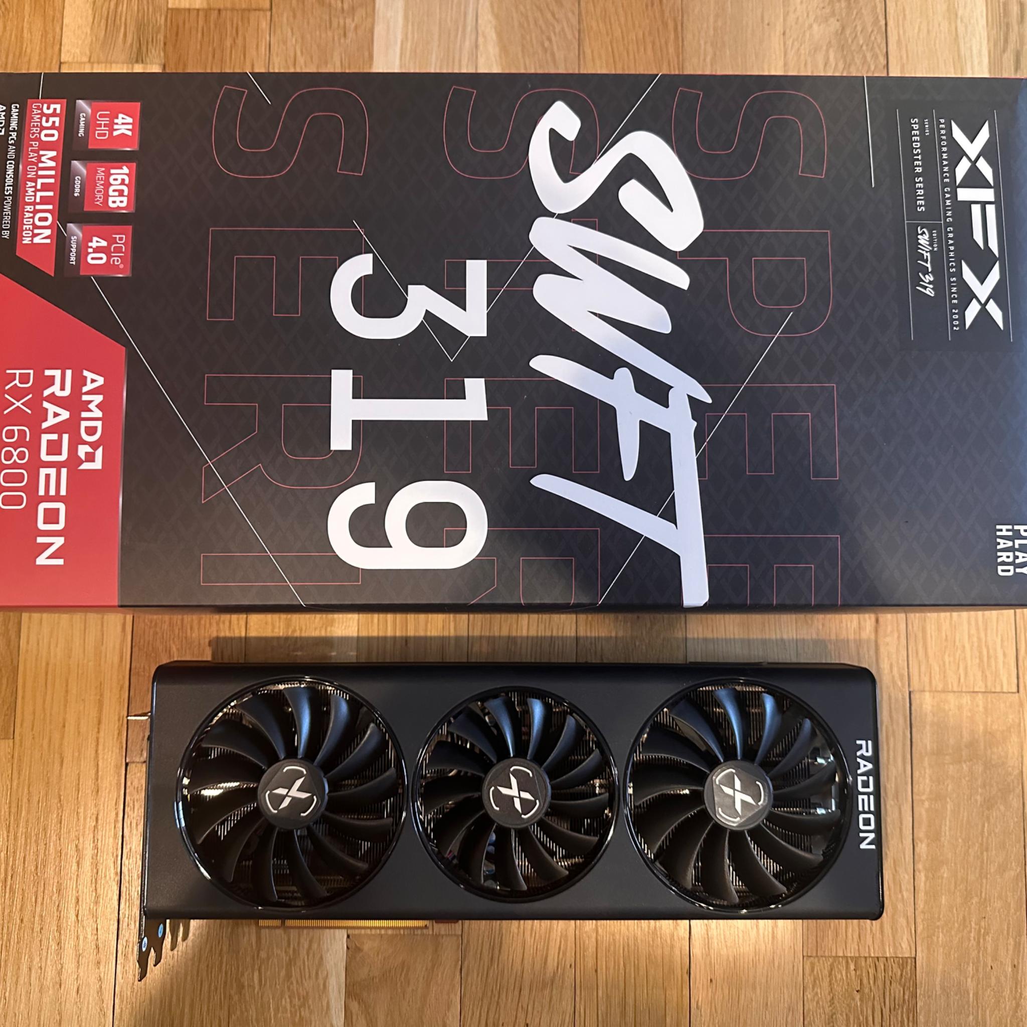 RX 6800 - XFX SWFT319 Speedster 16GB