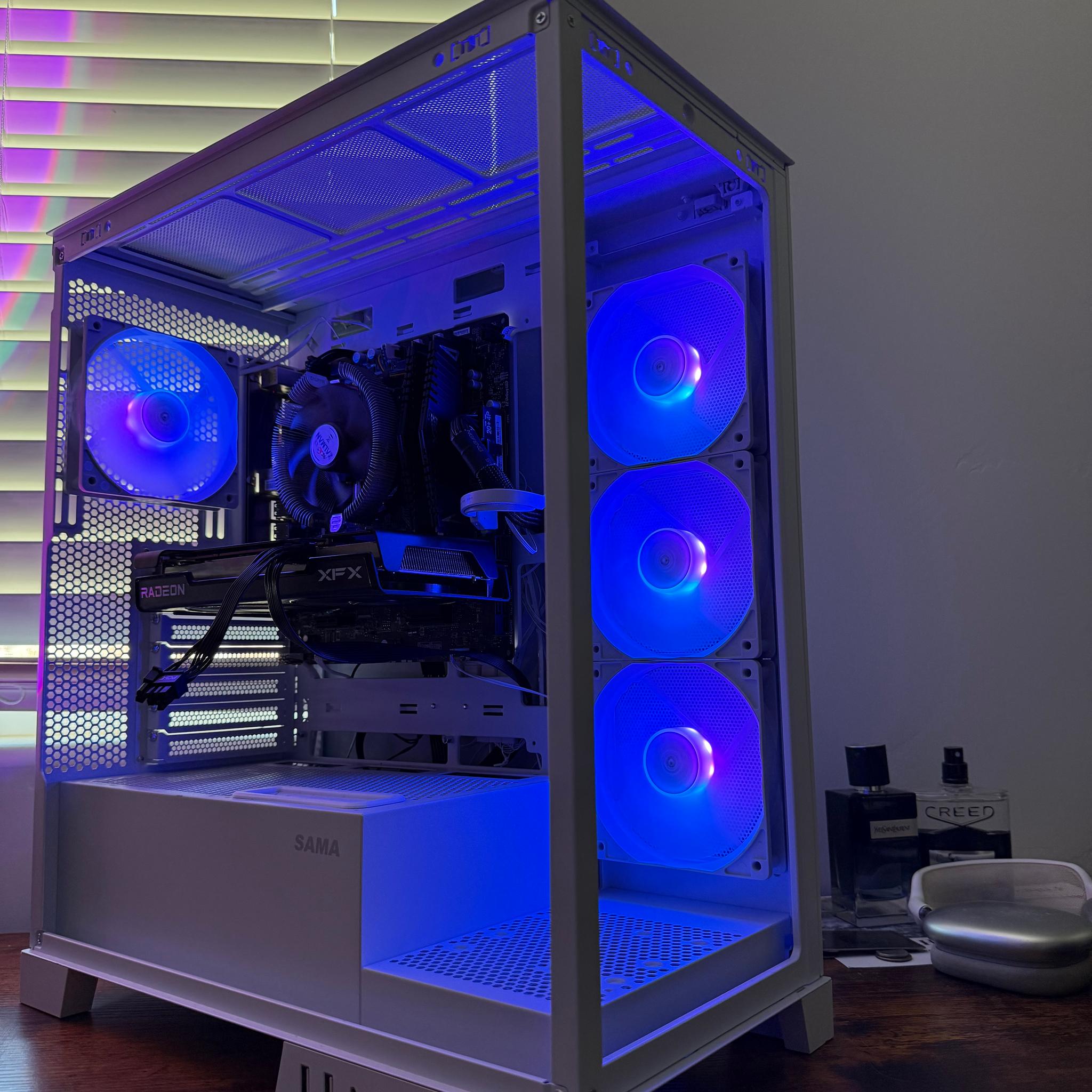 !On sale!Custom white Gaming PC