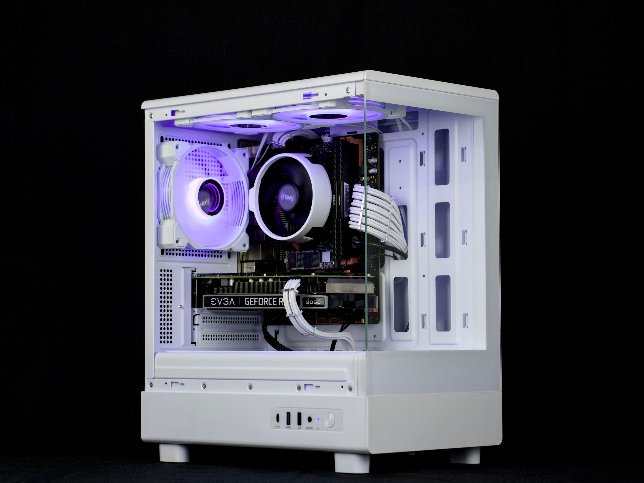 🔴⚪Gaming PC – RTX 2060, Ryzen 7 2700, 16GB RAM, 1TB SSD - WiFi, BlueTooth ⚪🔴