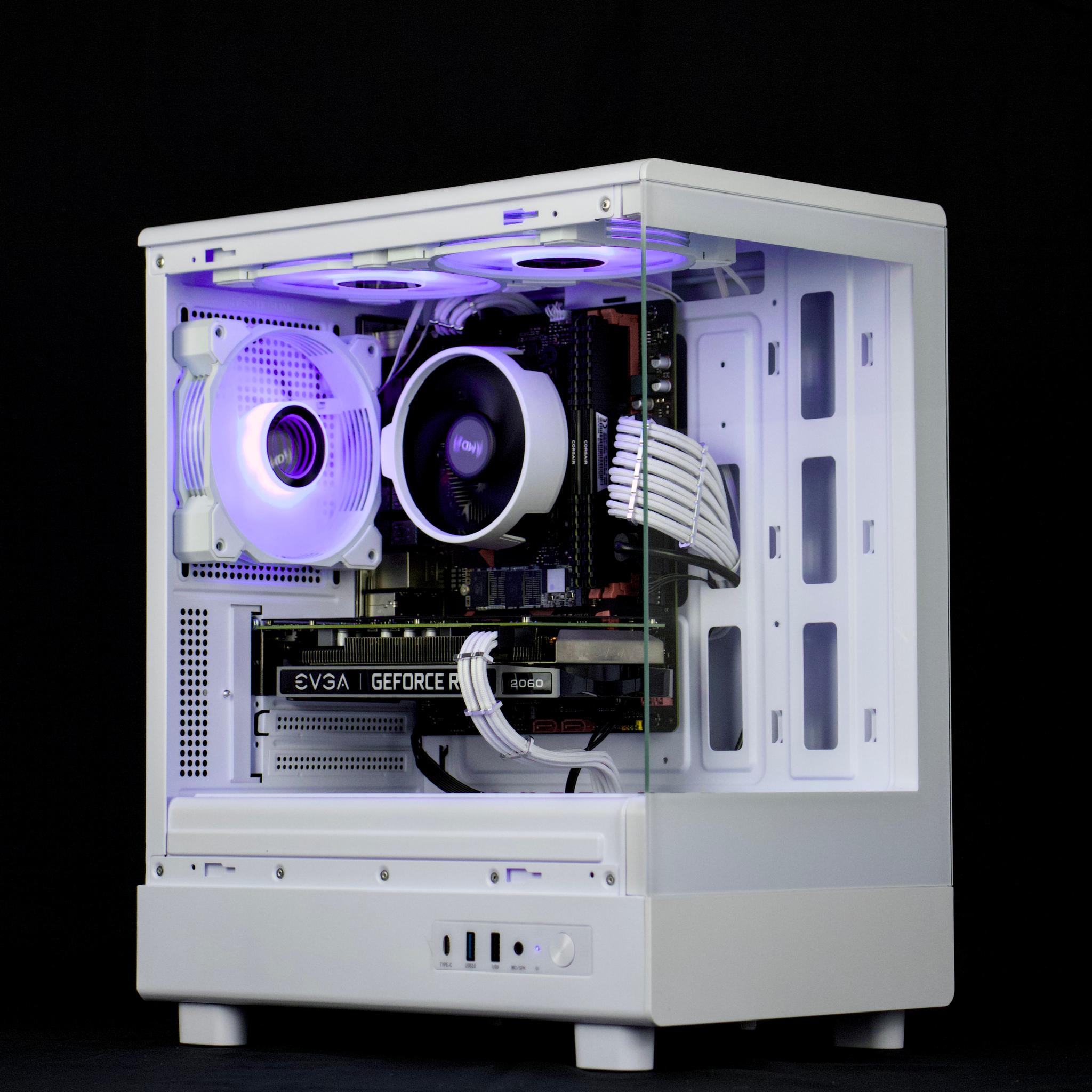 🔴⚪Gaming PC – RTX 2060, Ryzen 7 2700, 16GB RAM, 1TB SSD - WiFi, BlueTooth ⚪🔴