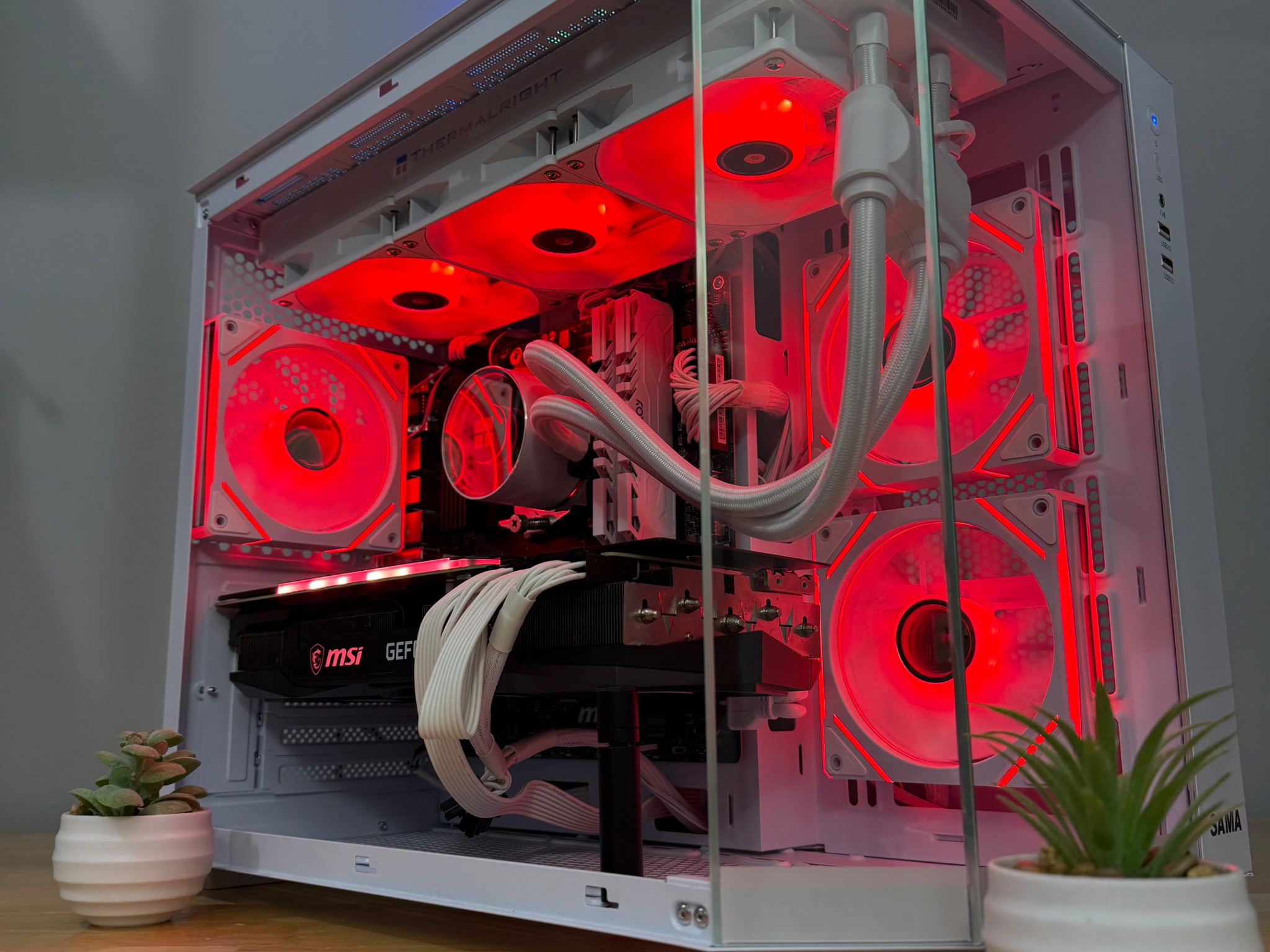 🧊ICE🧊-High End Liquid Cooled Gaming PC-RTX 3080 TI 12GB-Ryzen 7 5700X3D-32GB Ram-1TB SSD