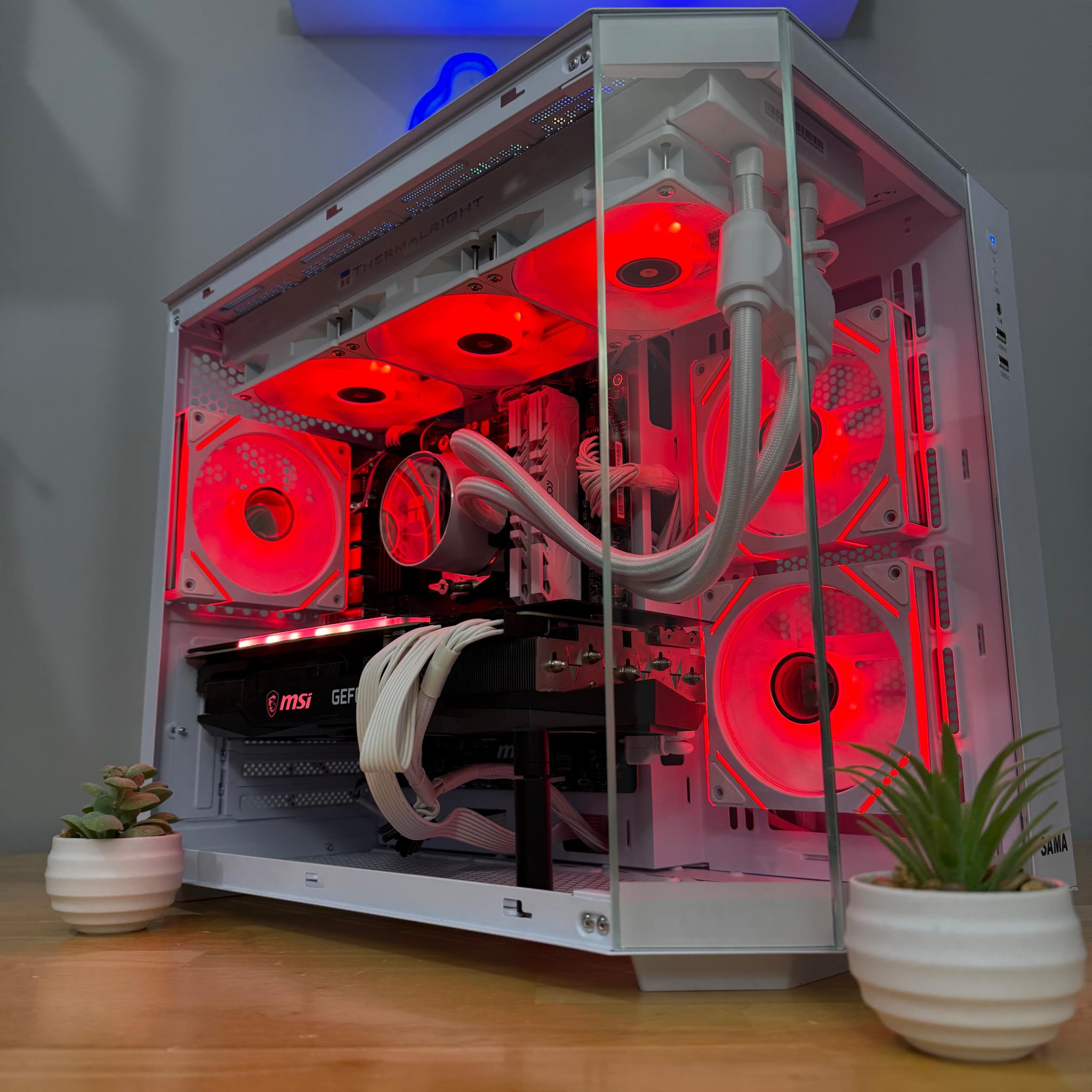 🧊ICE🧊-High End Liquid Cooled Gaming PC-RTX 3080 TI 12GB-Ryzen 7 5700X3D-32GB Ram-1TB SSD