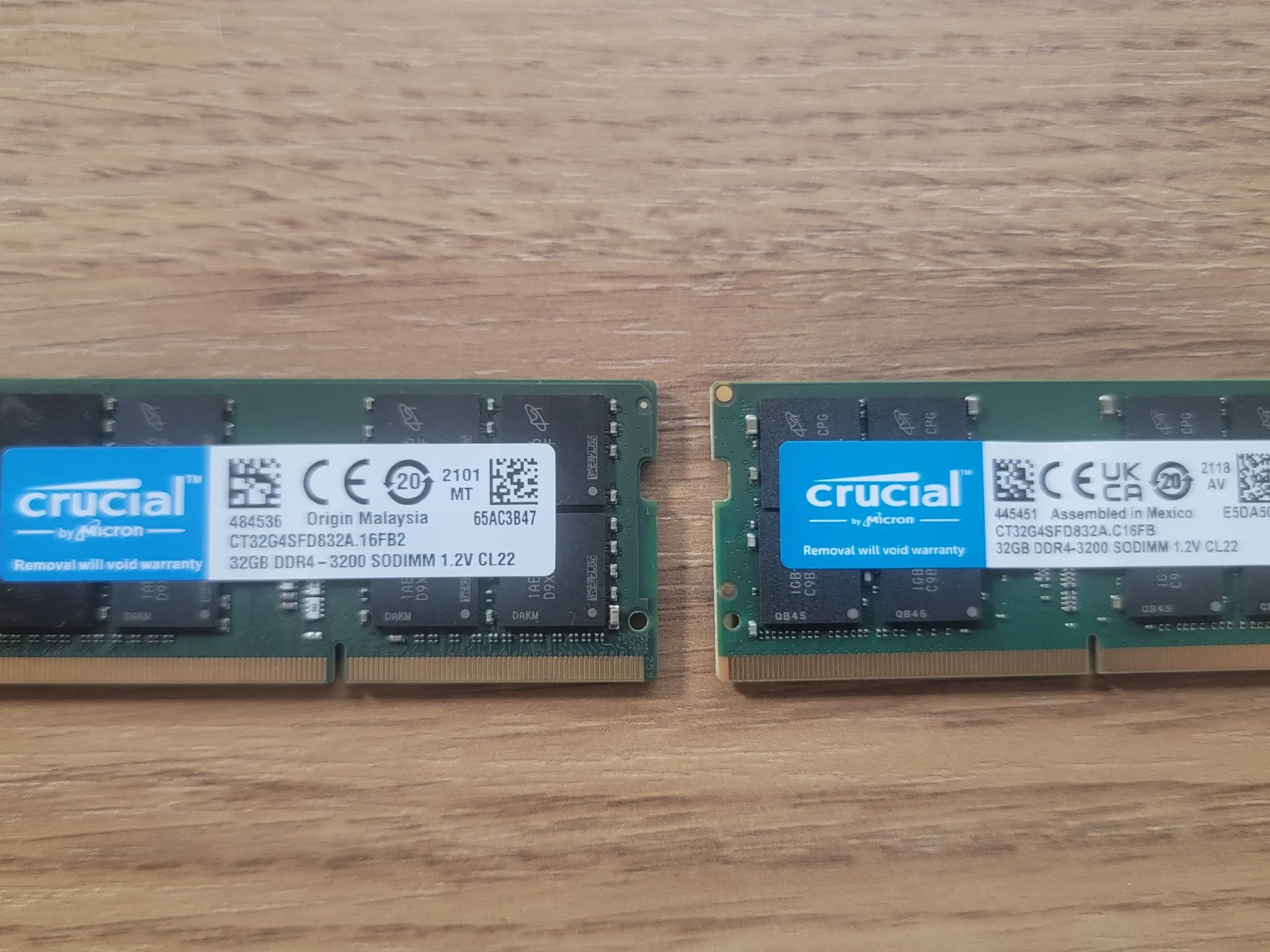 Crucial 64GB DDR4 RAM Kit (2x32GB), 3200MHz (PC4-25600) CL22 Laptop Memory