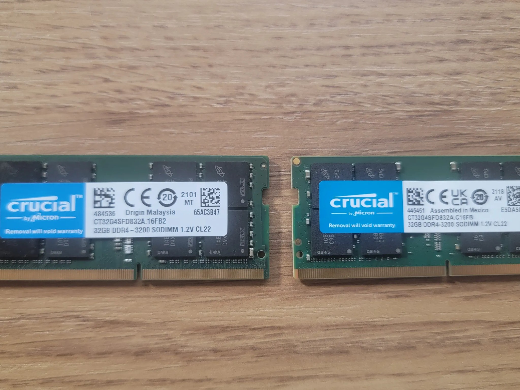 Crucial 64GB DDR4 RAM Kit (2x32GB), 3200MHz (PC4-25600) CL22 Laptop Memory