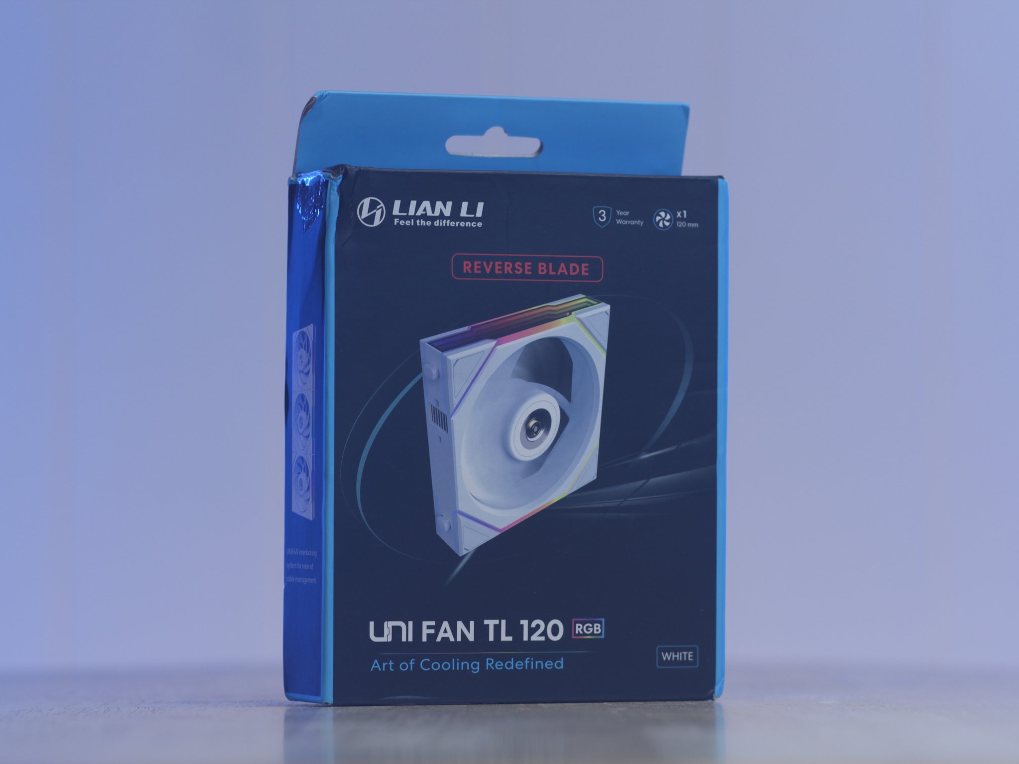 Lian Li UNI FAN TL 120 RGB Reverse Blade (White)
