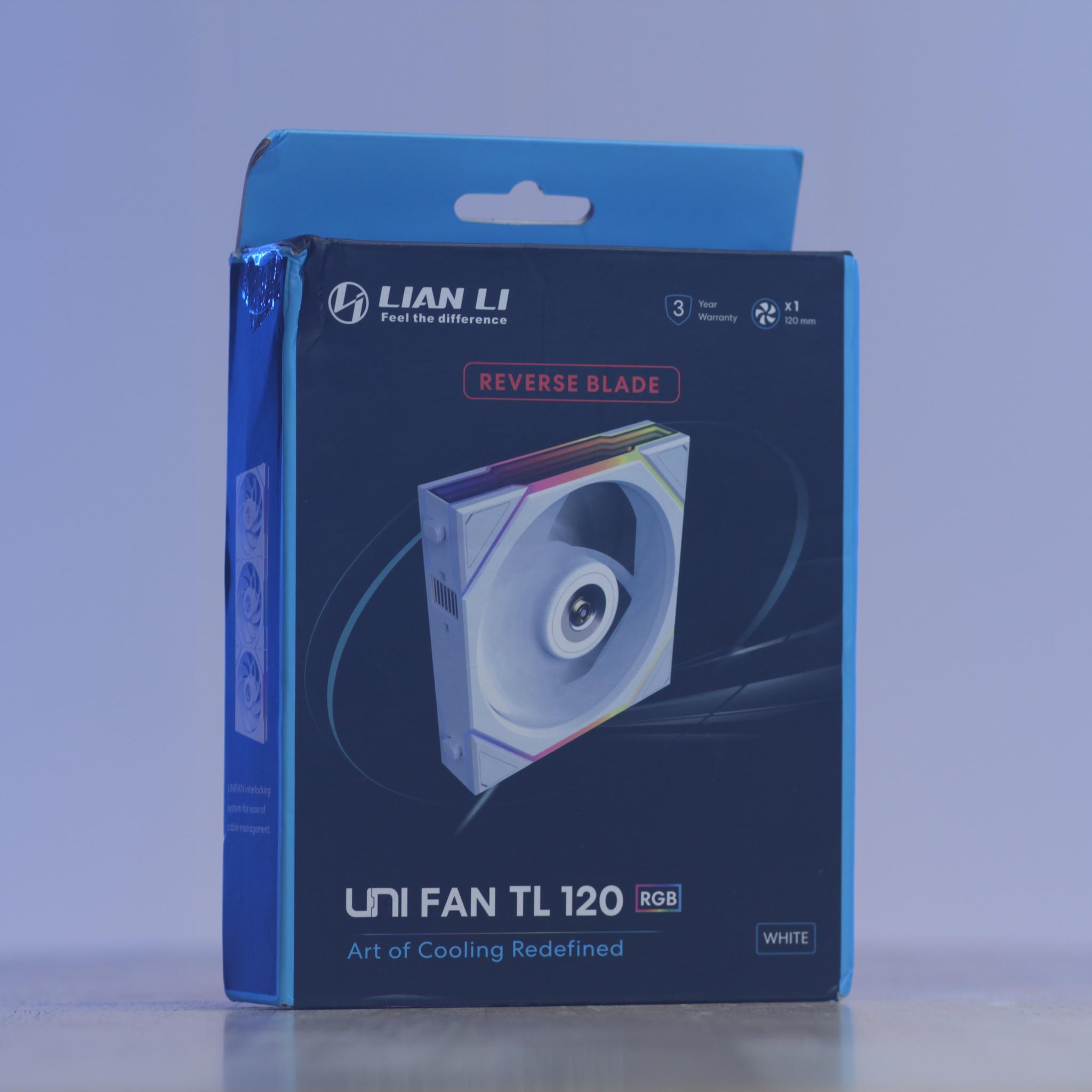 Lian Li UNI FAN TL 120 RGB Reverse Blade (White)