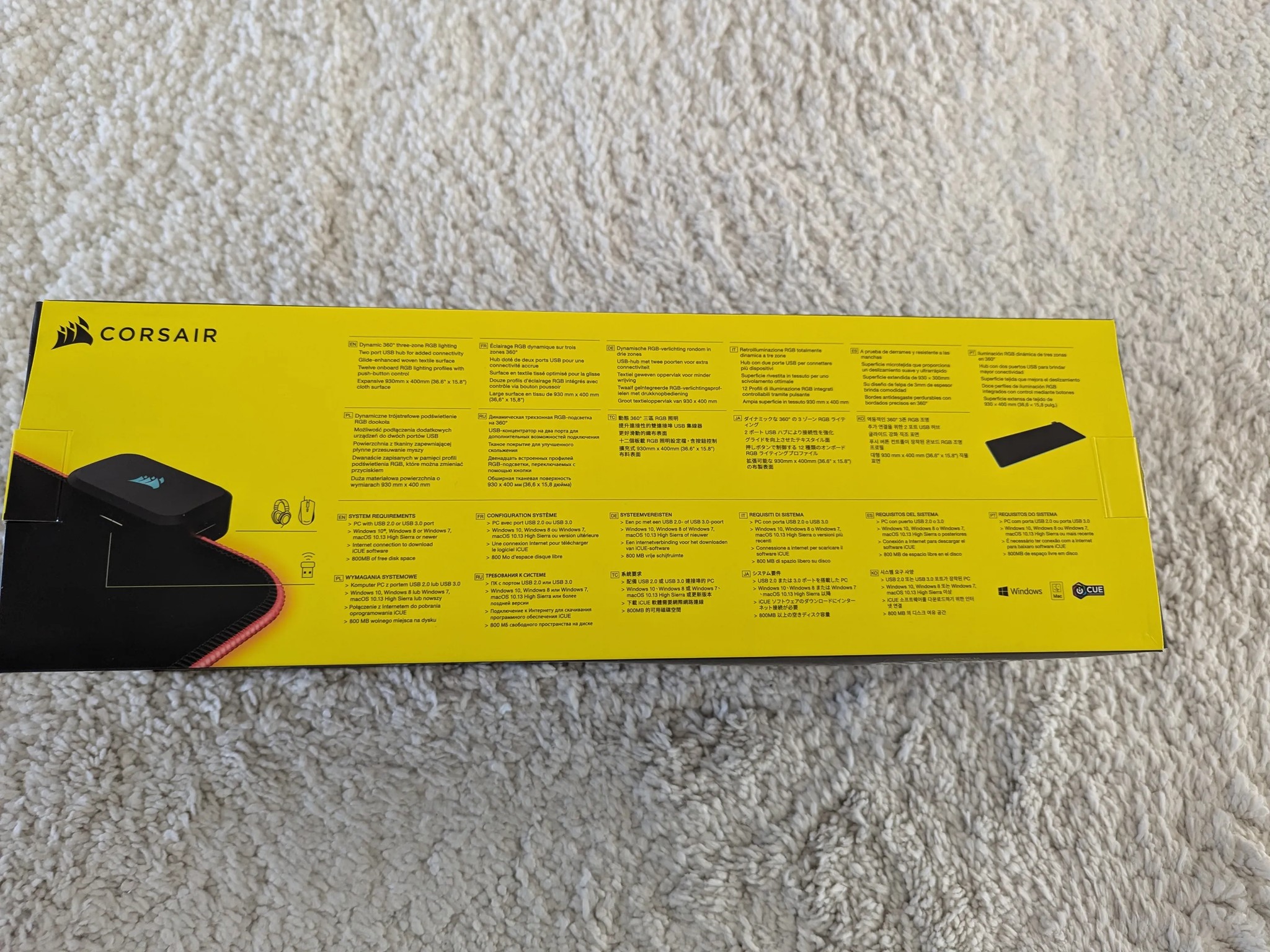 Corsair MM700 RGB Extended Gaming Mouse Pad