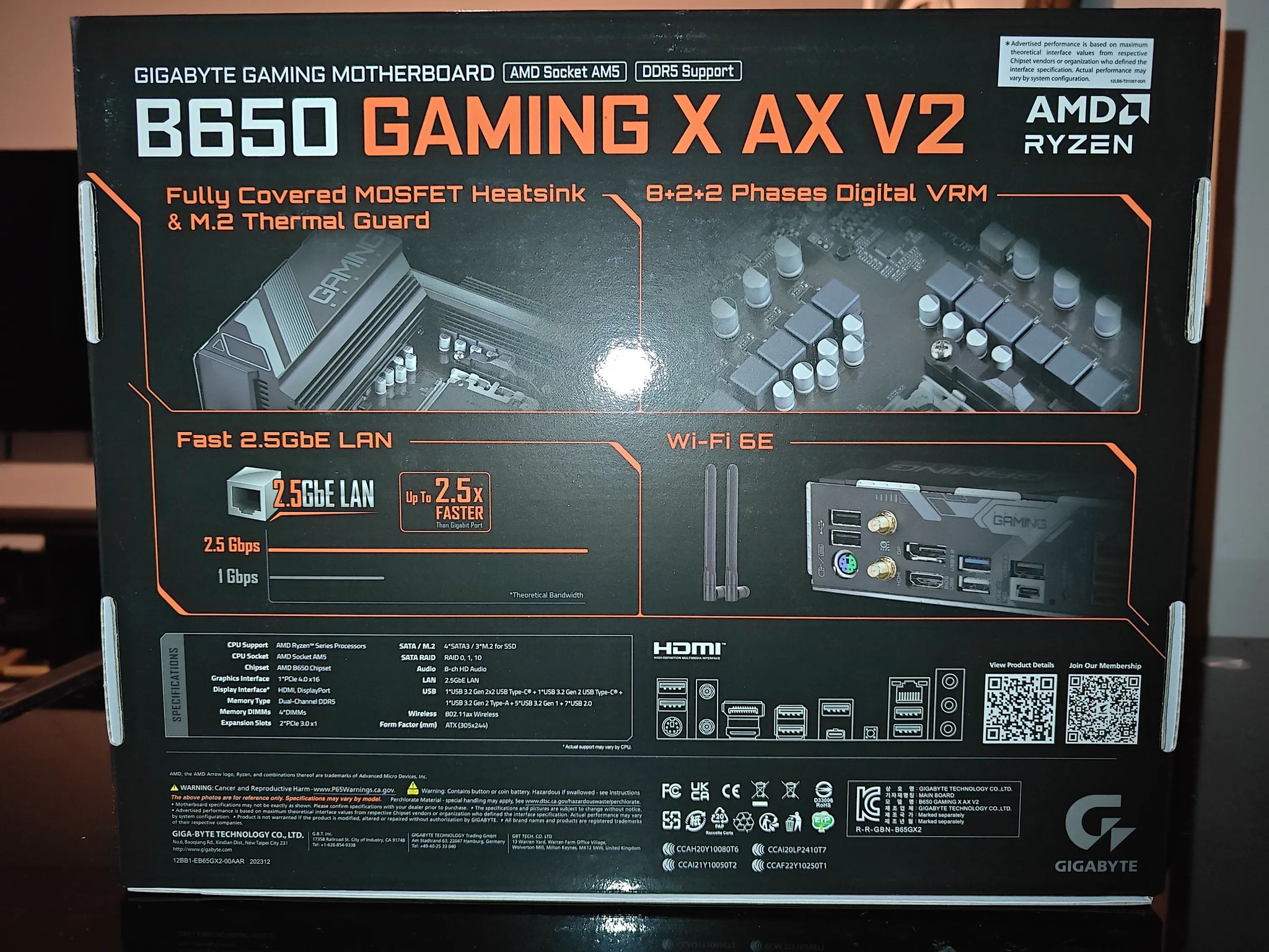 🔥🔥BNIB Ryzen 7 9800X3D Processor|Gigabyte B650 Gaming X AX V2|32GB G.Skill Flare X5 DDR5-6000🔥🔥