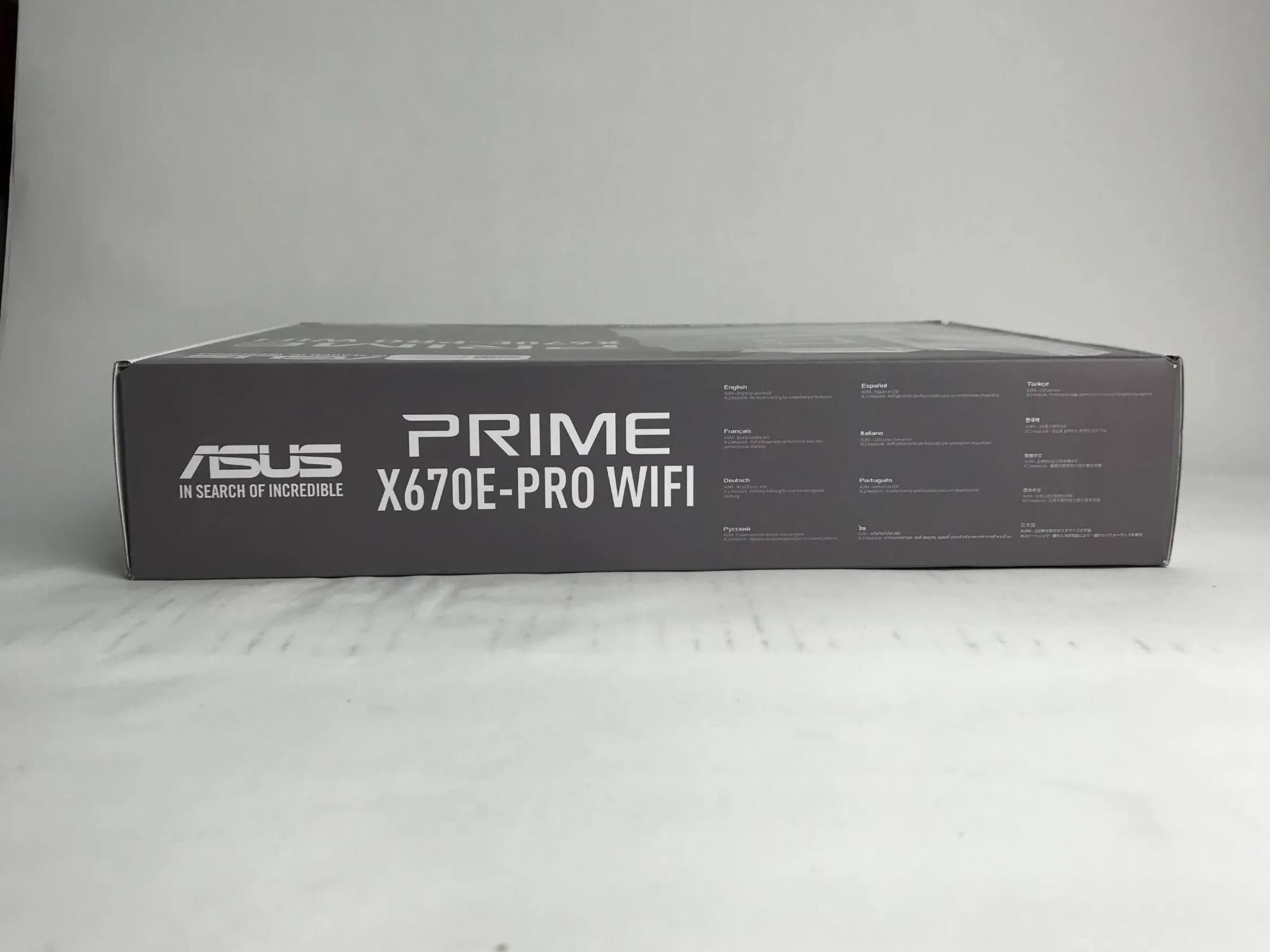 BNIB | ASUS PRIME X670E-PRO WIFI Socket AM5, AMD Motherboard